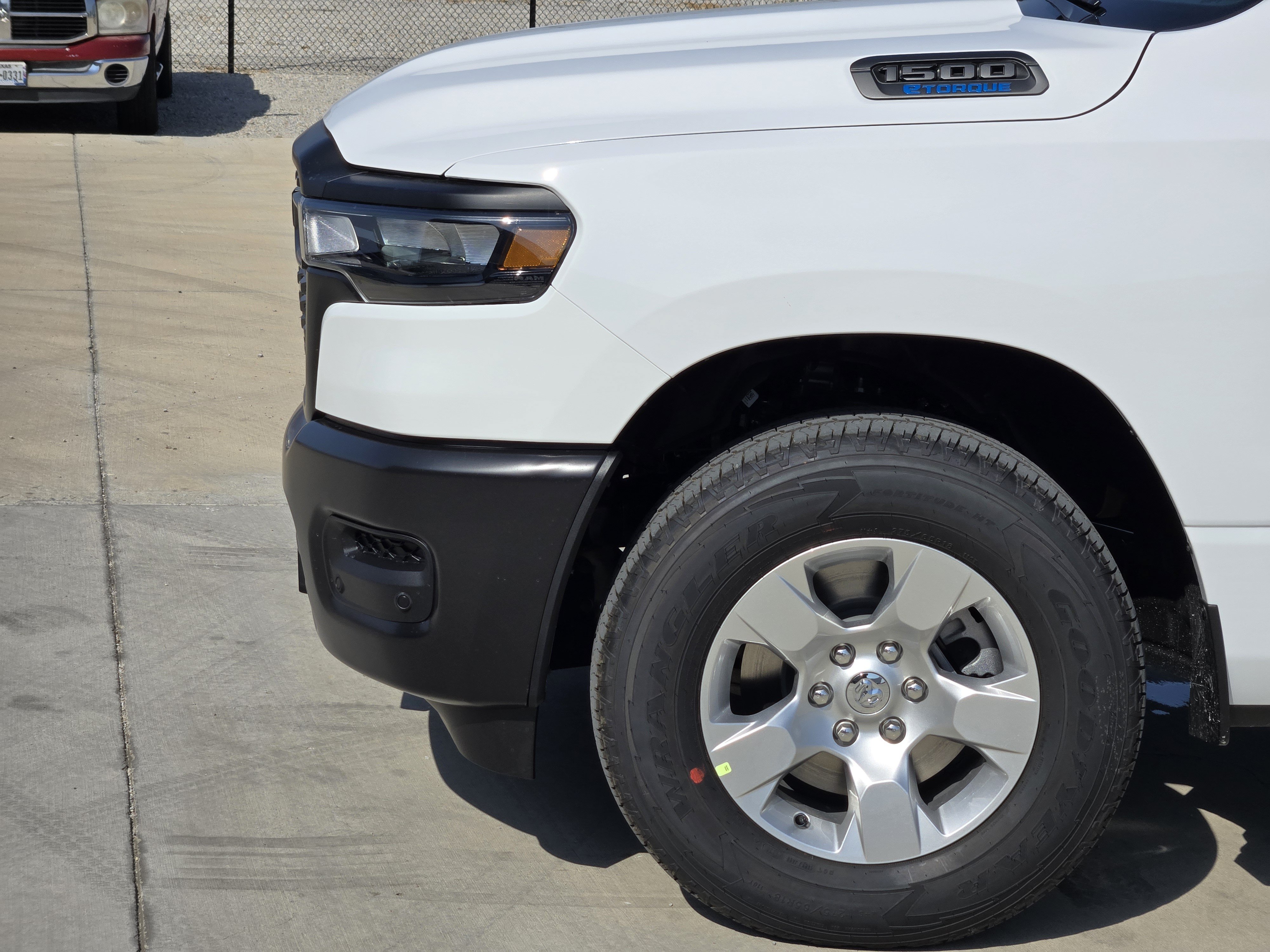 New 2026 Bright White Clear-Coat Exterior Paint RAM Tradesman Quad Cab 4x4 6
