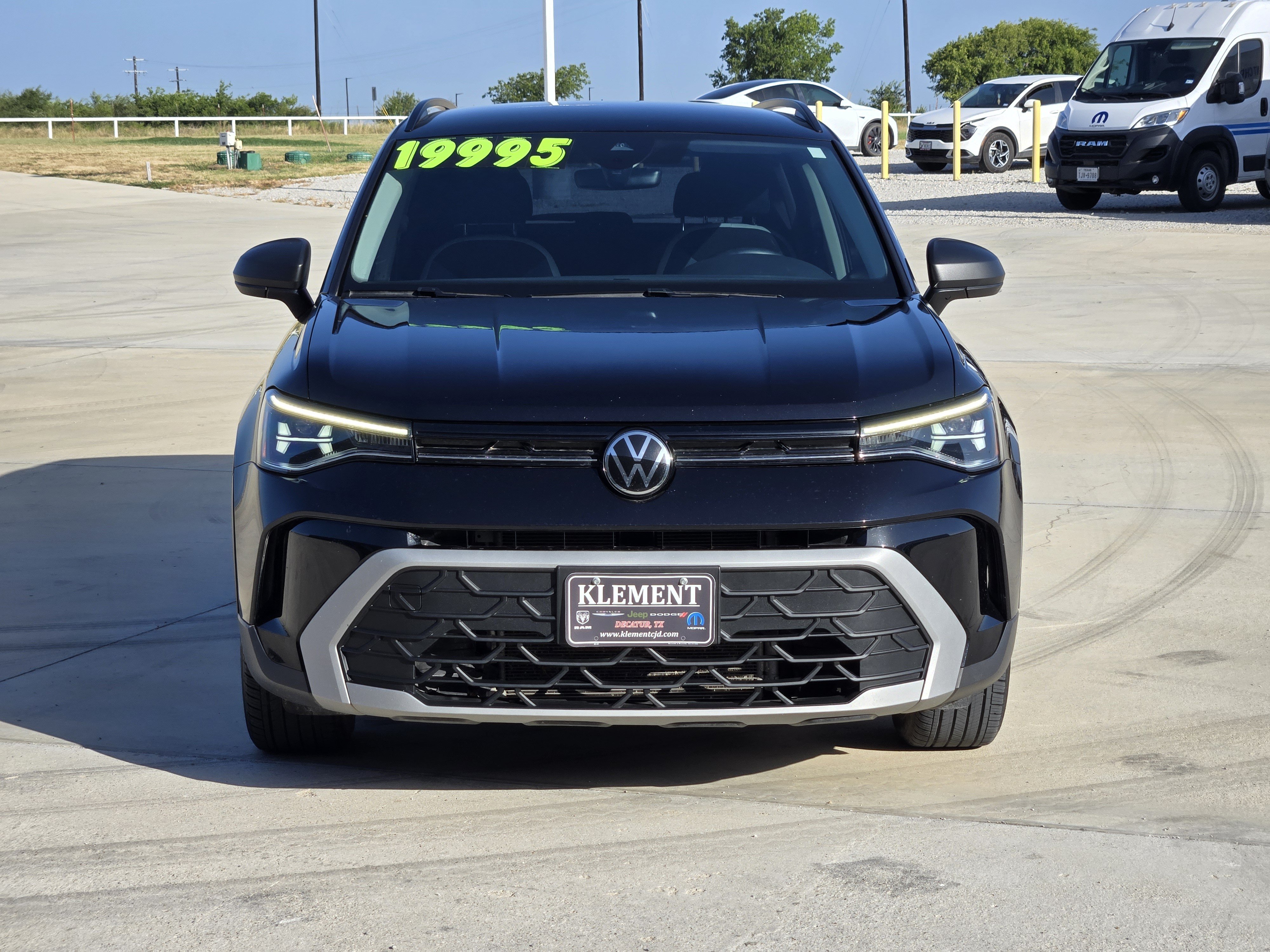Used 2025 Deep Black Pearl Volkswagen S image 3