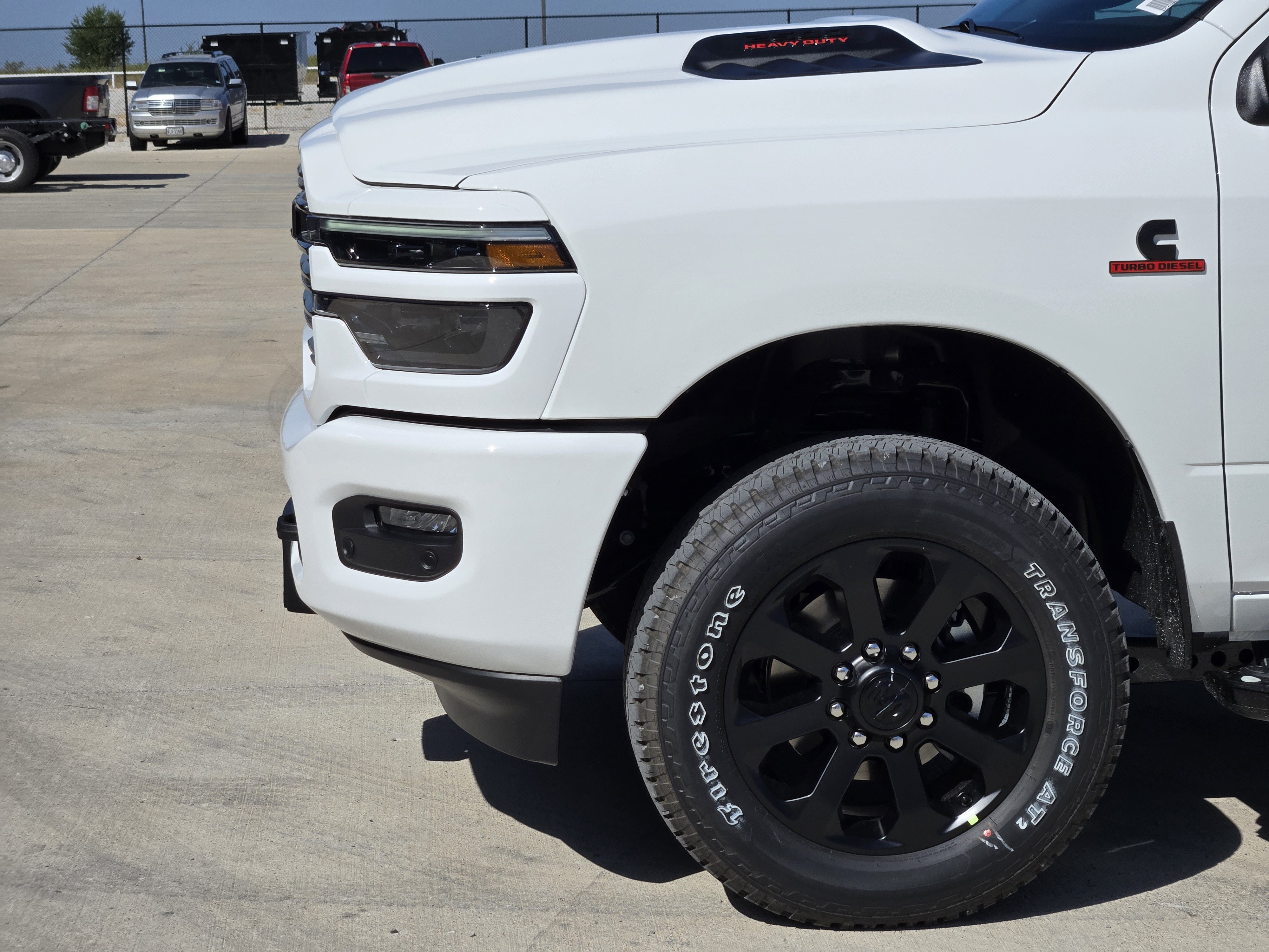 New 2026 Bright White Clear-Coat Exterior Paint RAM Laramie Crew Cab 4x4 6