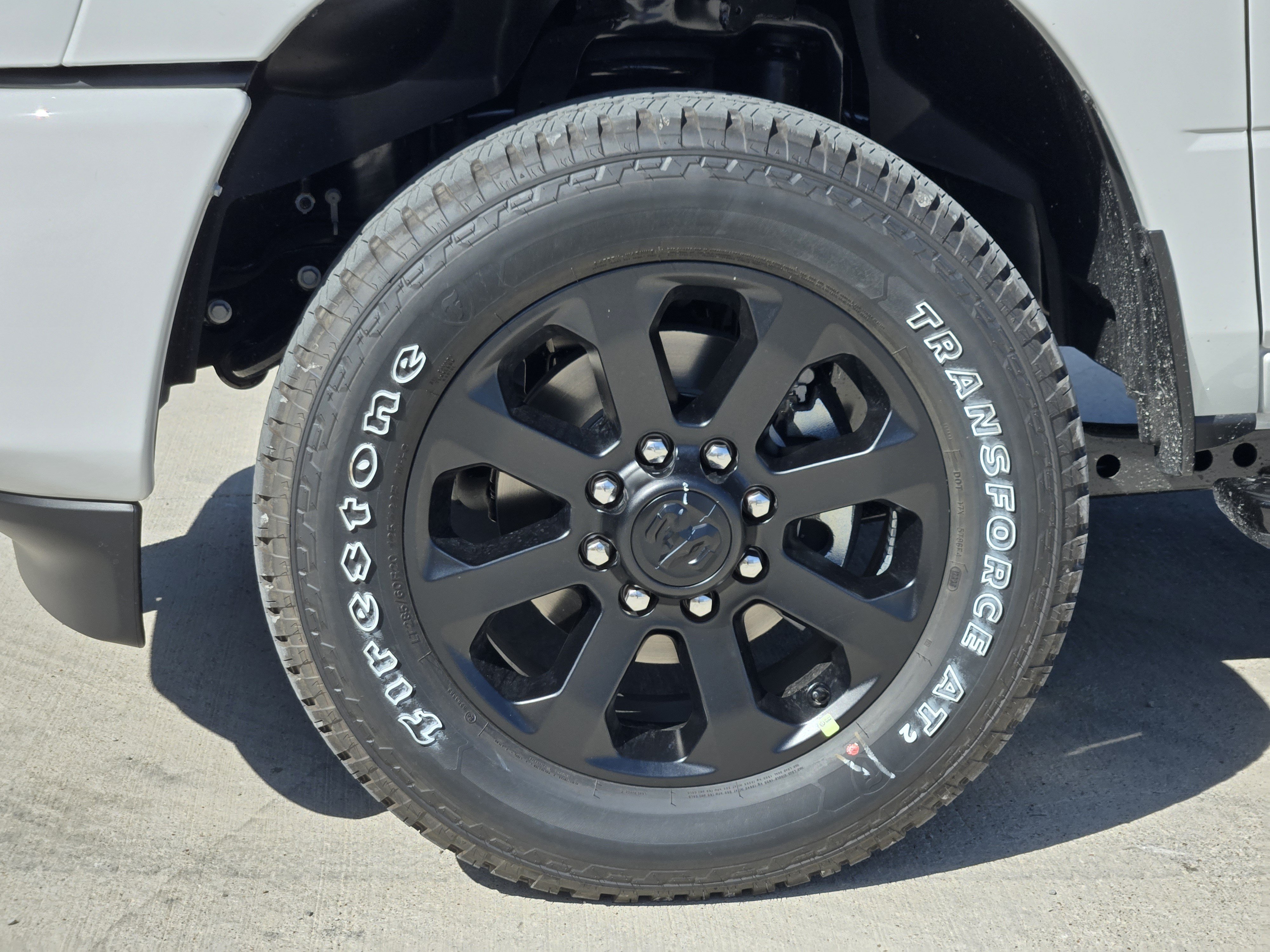 New 2026 Bright White Clear-Coat Exterior Paint RAM Laramie Crew Cab 4x4 6