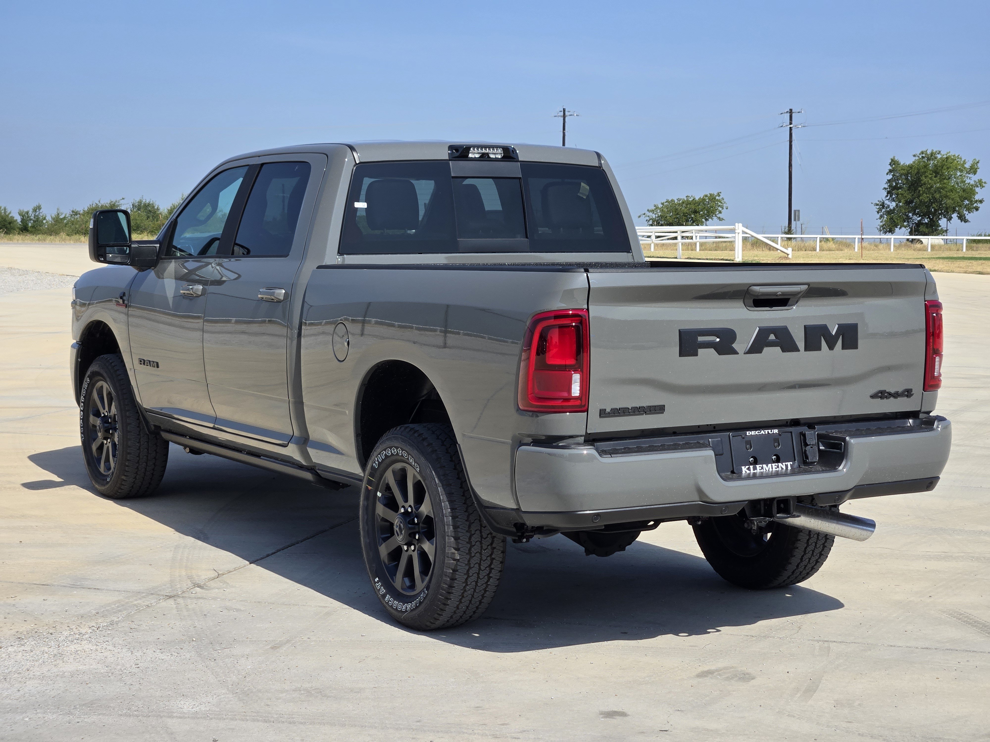 New 2026 Ceramic Gray Clear-Coat Exterior Paint RAM Laramie Crew Cab 4x4 6