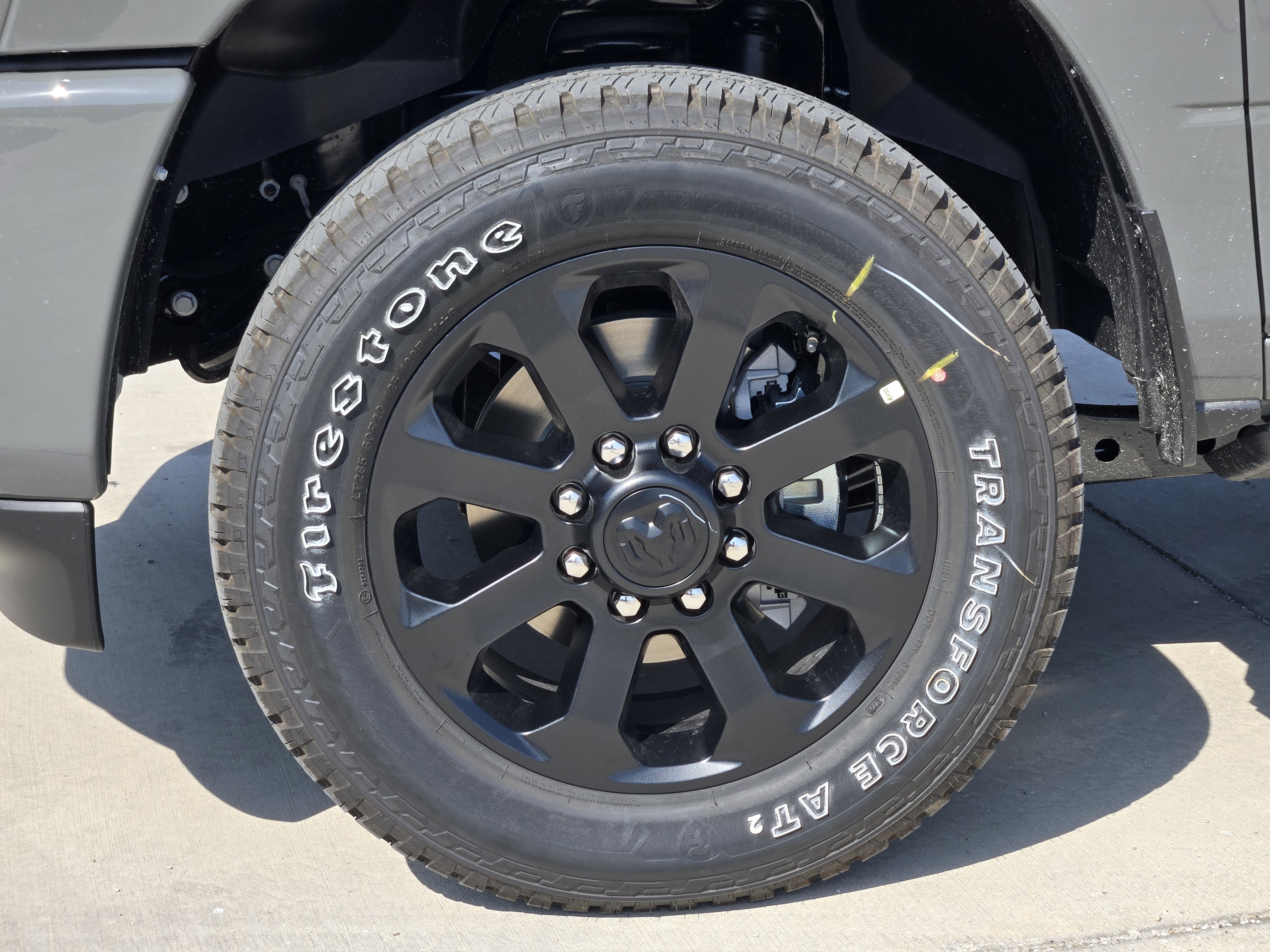 New 2026 Ceramic Gray Clear-Coat Exterior Paint RAM Laramie Crew Cab 4x4 6