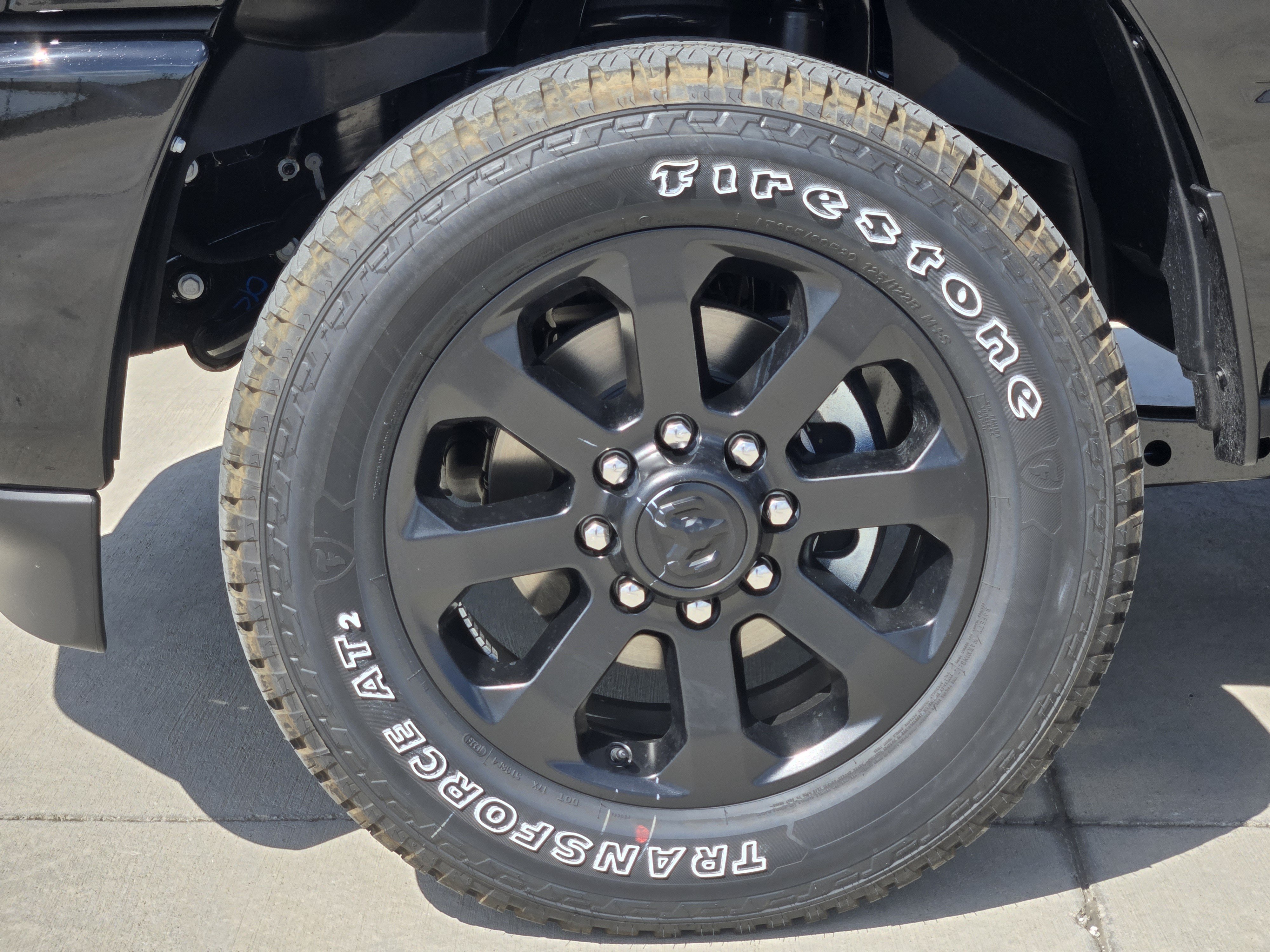 New 2026 Diamond Black Crystal Pearl-Coat Exterior Paint RAM Laramie Mega Cab 4x4 6