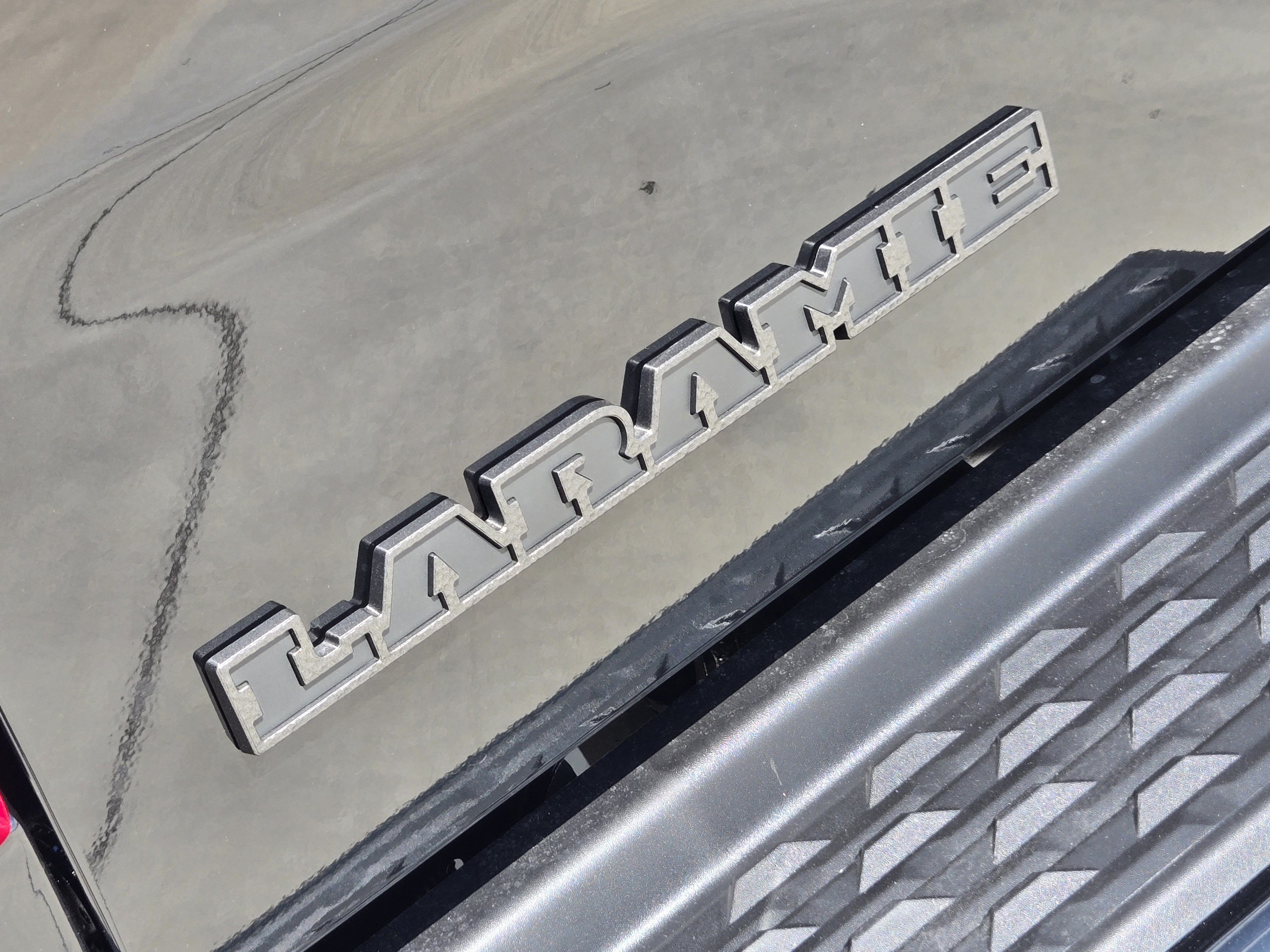 New 2026 Diamond Black Crystal Pearl-Coat Exterior Paint RAM Laramie Mega Cab 4x4 6