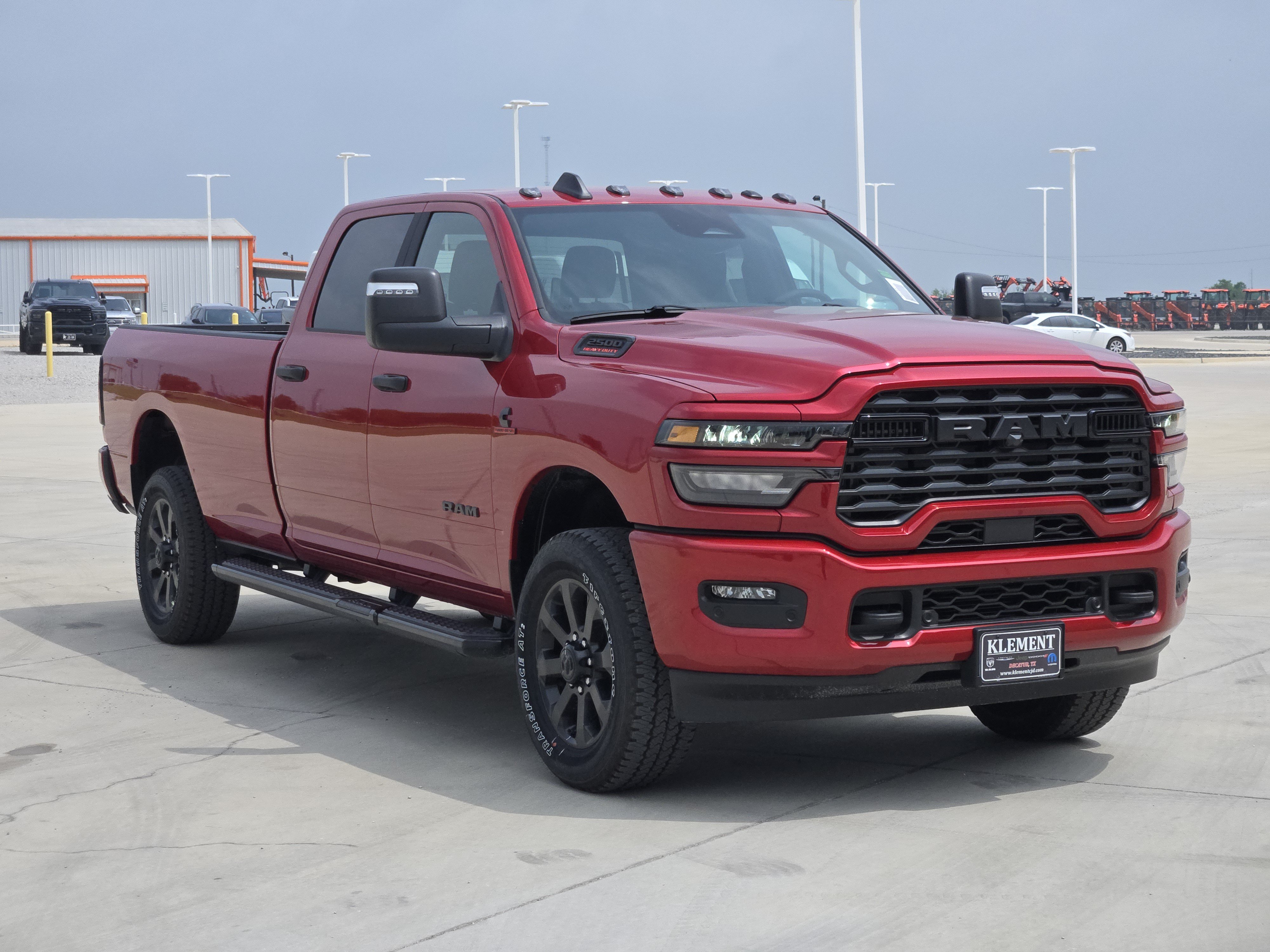 New 2026 Molten Red Pearl-Coat Exterior Paint RAM Lone Star Crew Cab 4x4 8