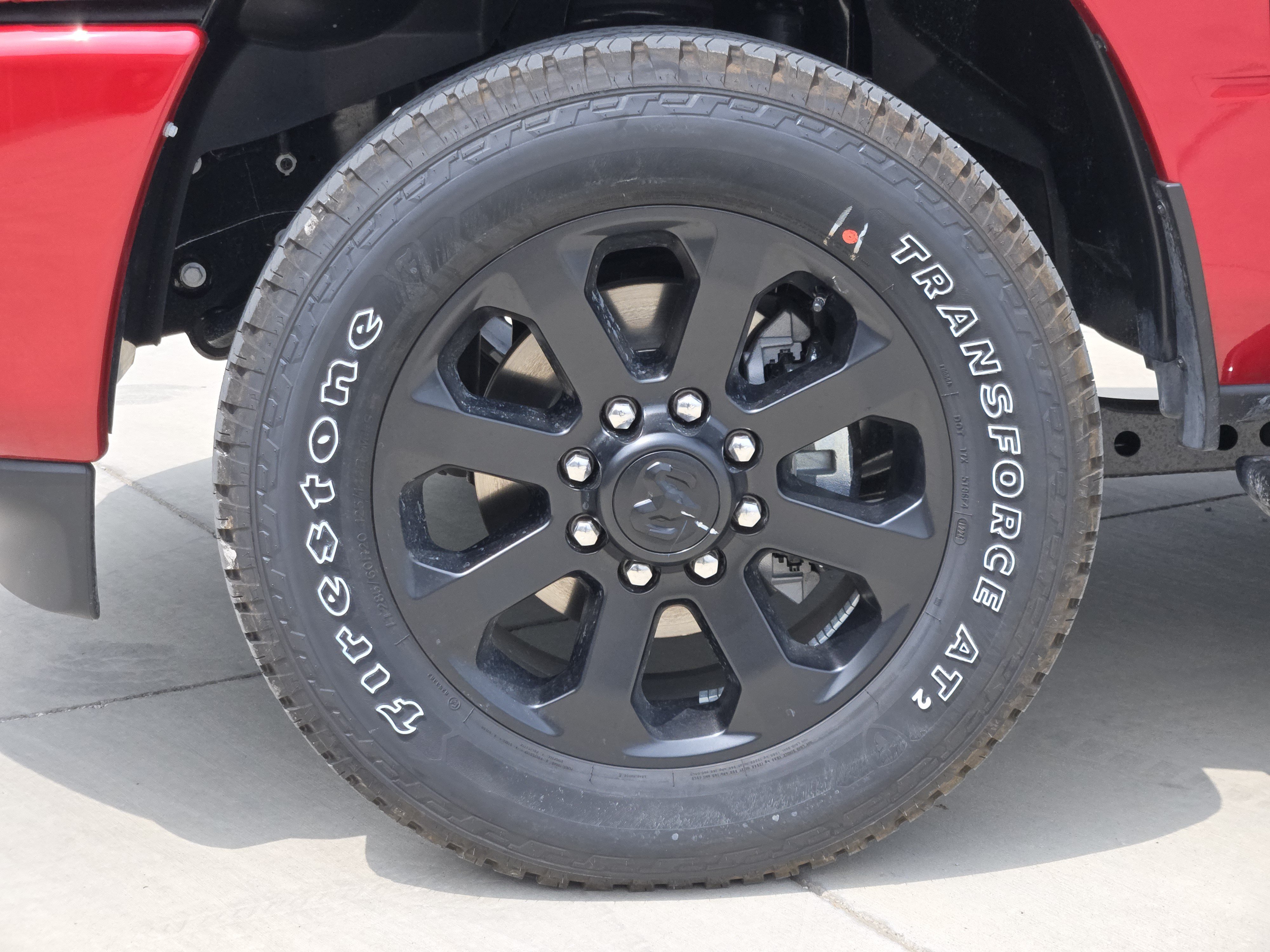 New 2026 Molten Red Pearl-Coat Exterior Paint RAM Lone Star Crew Cab 4x4 8