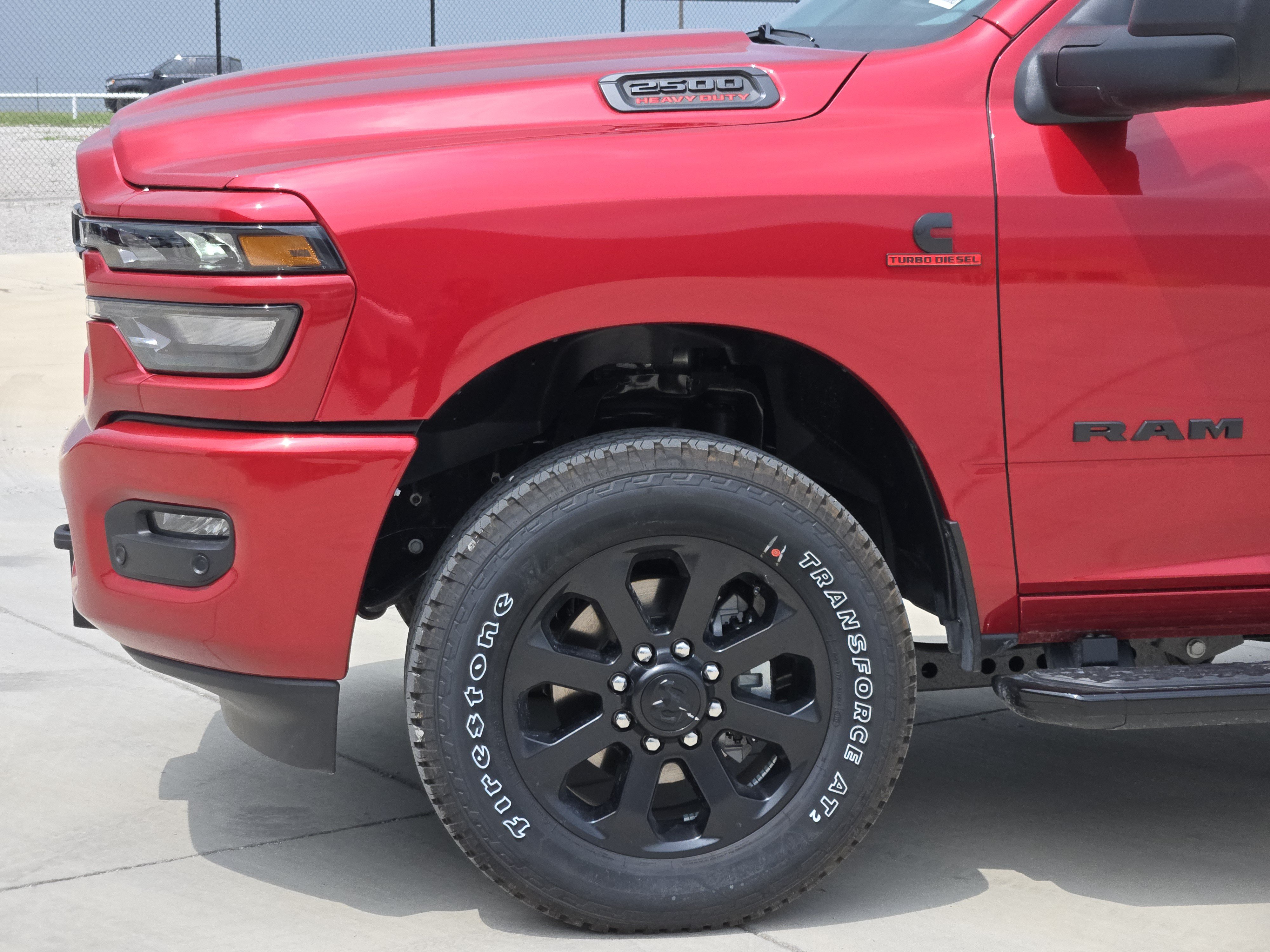 New 2026 Molten Red Pearl-Coat Exterior Paint RAM Lone Star Crew Cab 4x4 8