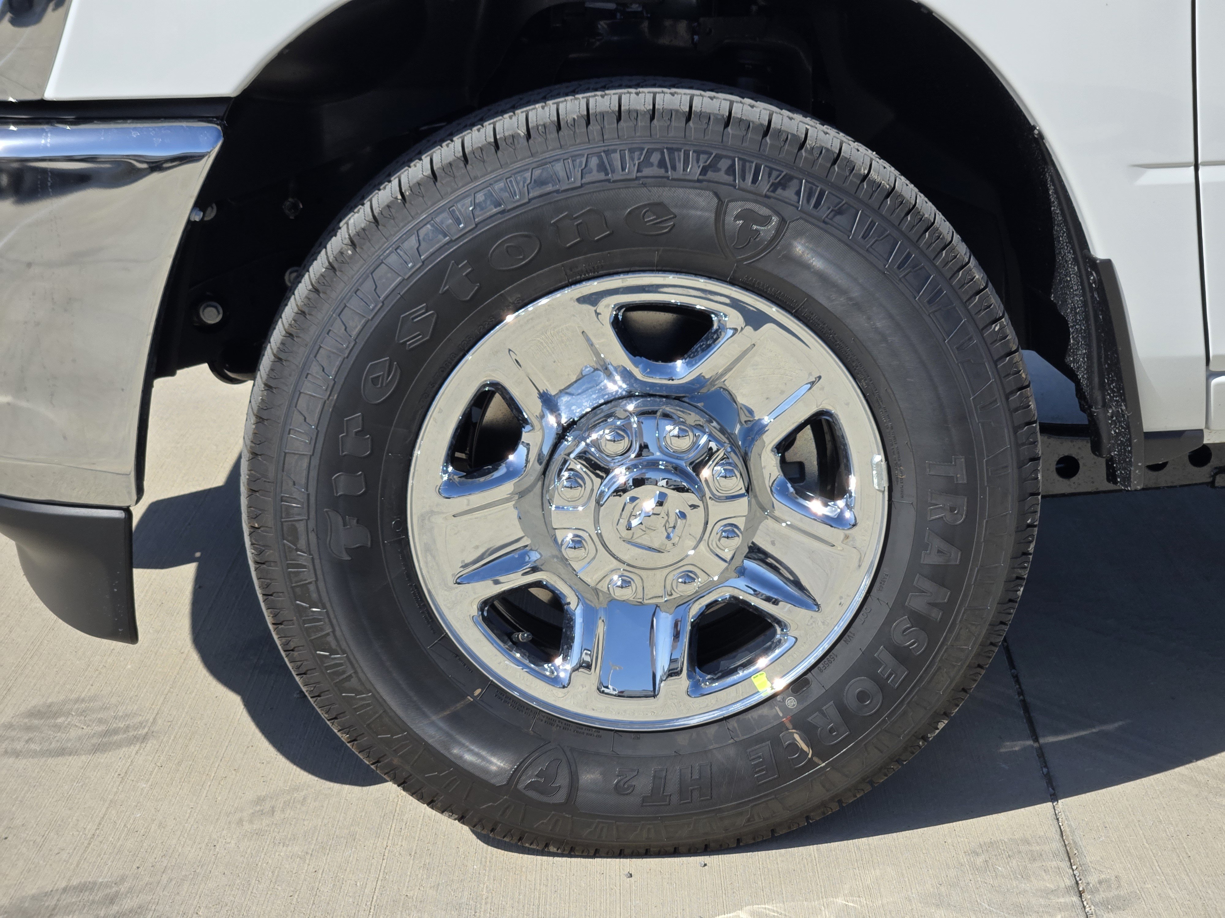 New 2026 Bright White Clear-Coat Exterior Paint RAM Tradesman Crew Cab 4x2 8