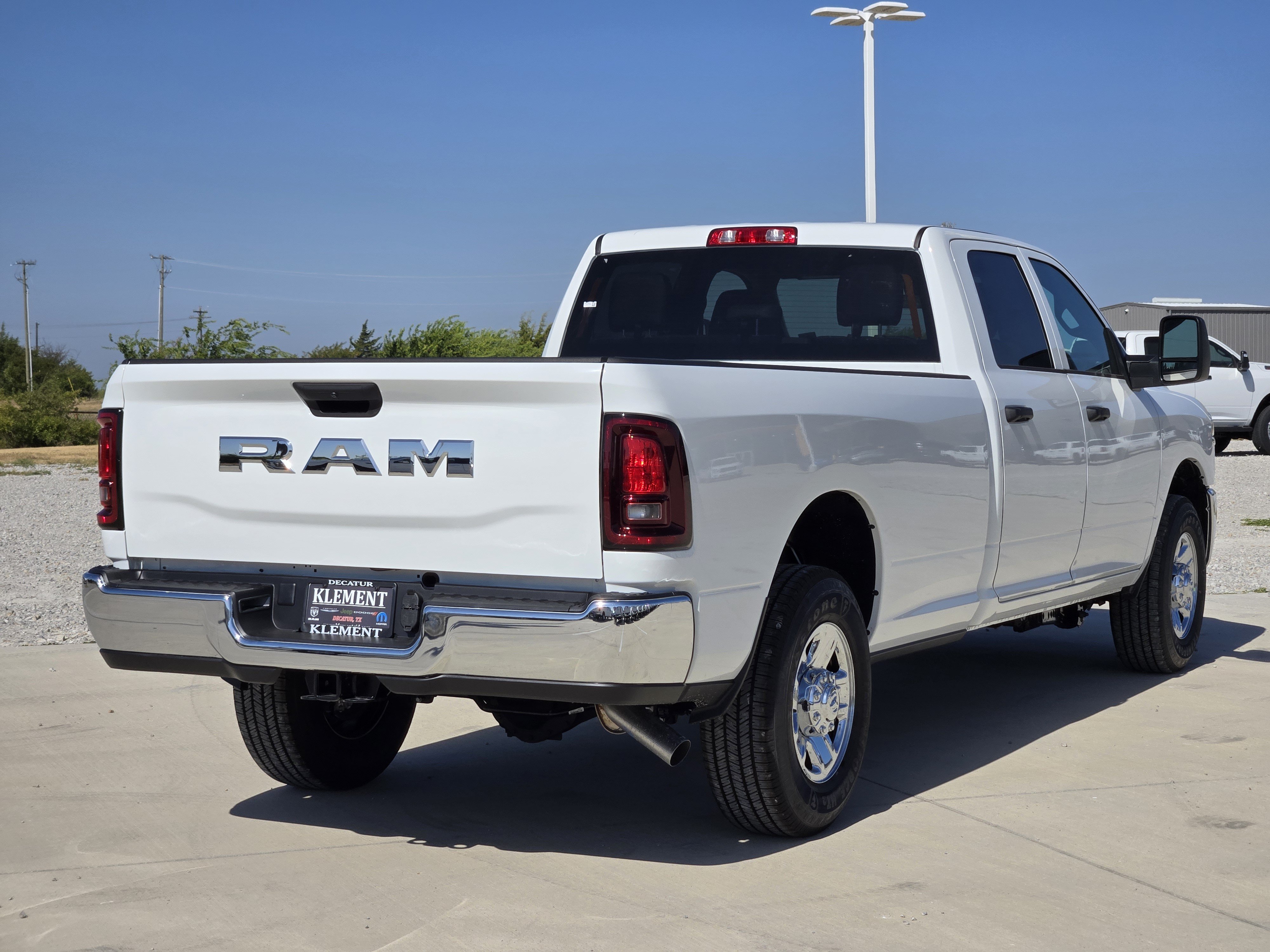 New 2026 Bright White Clear-Coat Exterior Paint RAM Tradesman Crew Cab 4x2 8