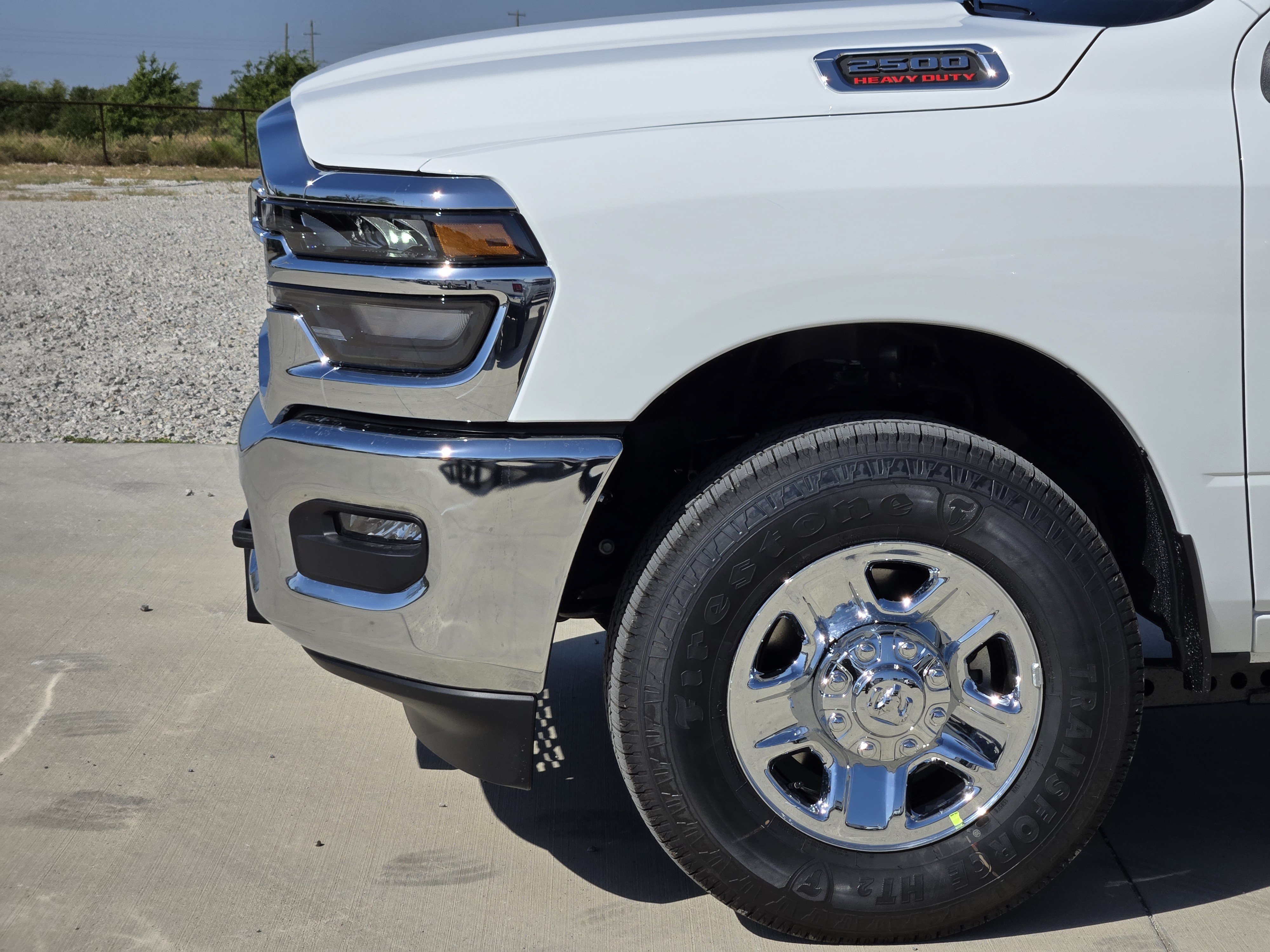 New 2026 Bright White Clear-Coat Exterior Paint RAM Tradesman Crew Cab 4x2 8