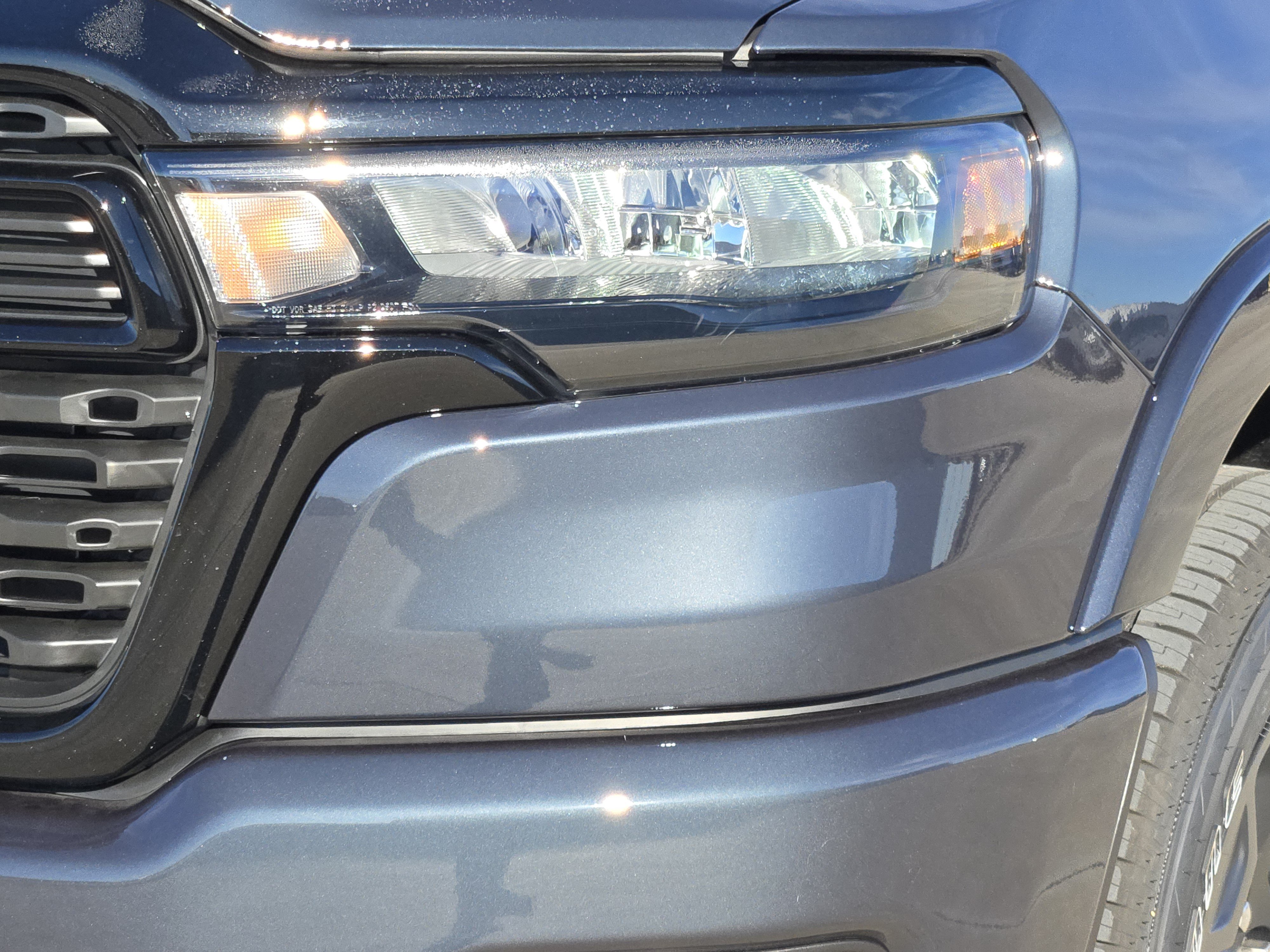 New 2026 Forged Blue Metallic Exterior Paint RAM Big Horn Crew Cab 4x4 5