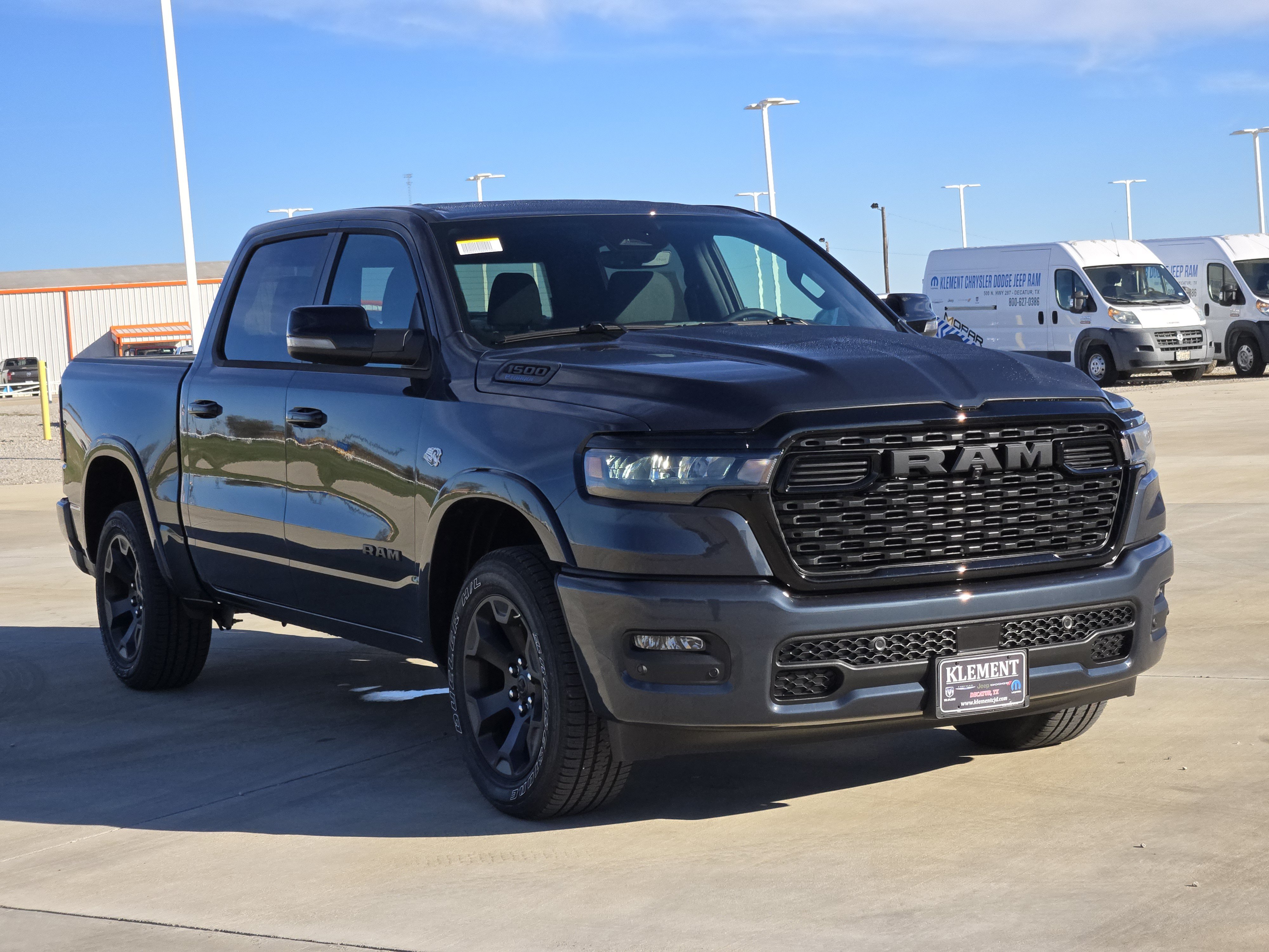 New 2026 Forged Blue Metallic Exterior Paint RAM Big Horn Crew Cab 4x4 5