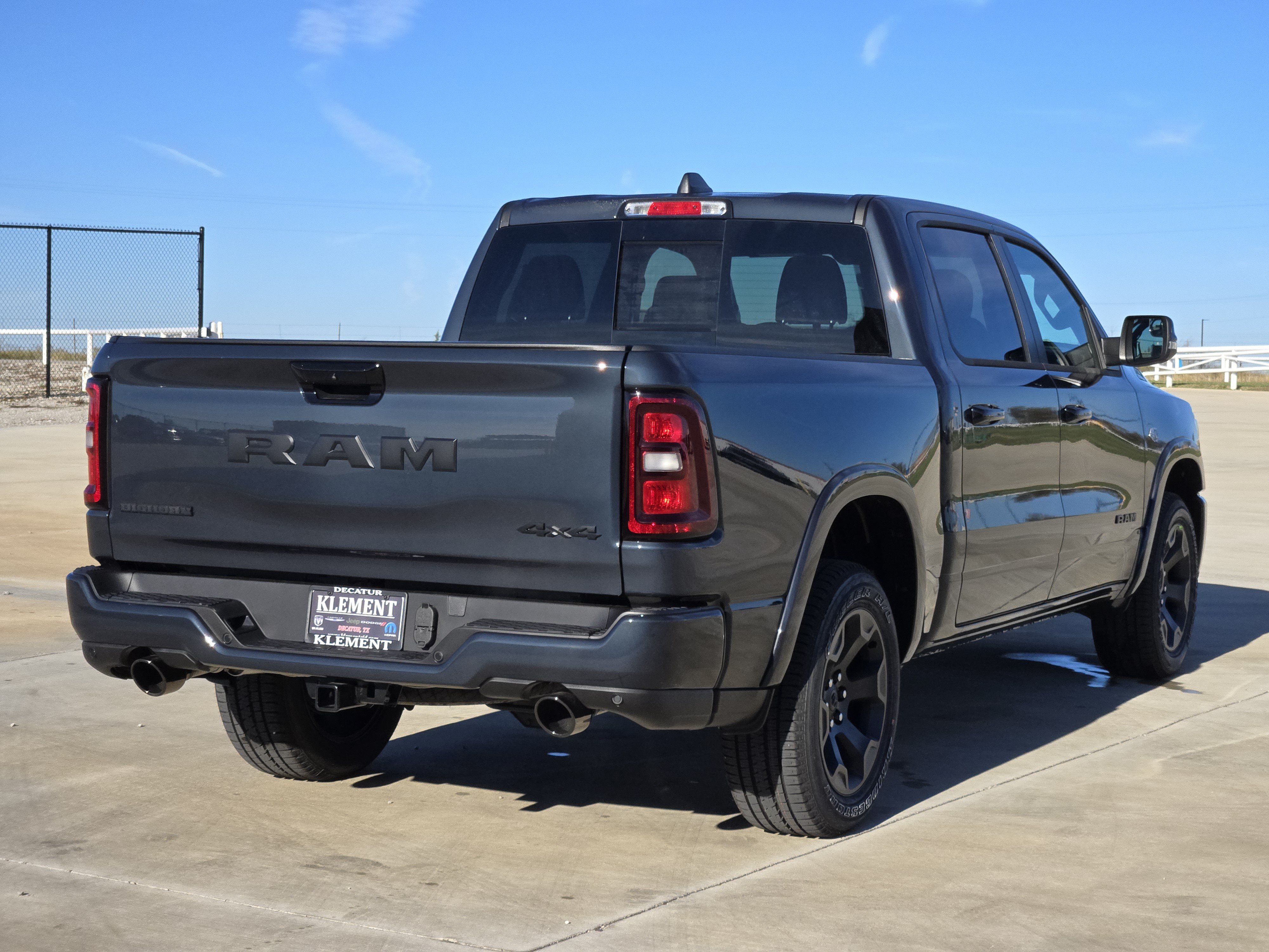New 2026 Forged Blue Metallic Exterior Paint RAM Big Horn Crew Cab 4x4 5