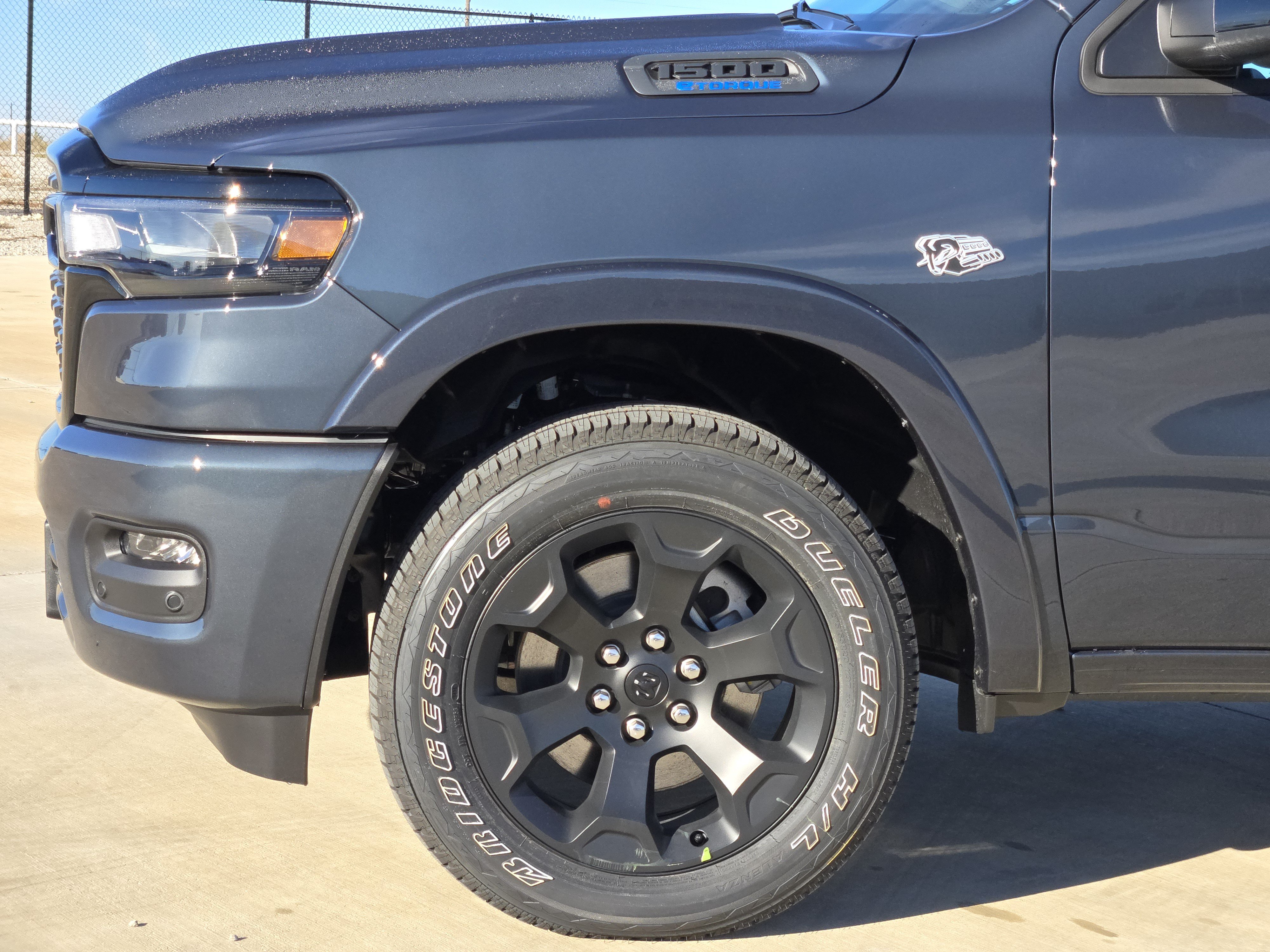 New 2026 Forged Blue Metallic Exterior Paint RAM Big Horn Crew Cab 4x4 5