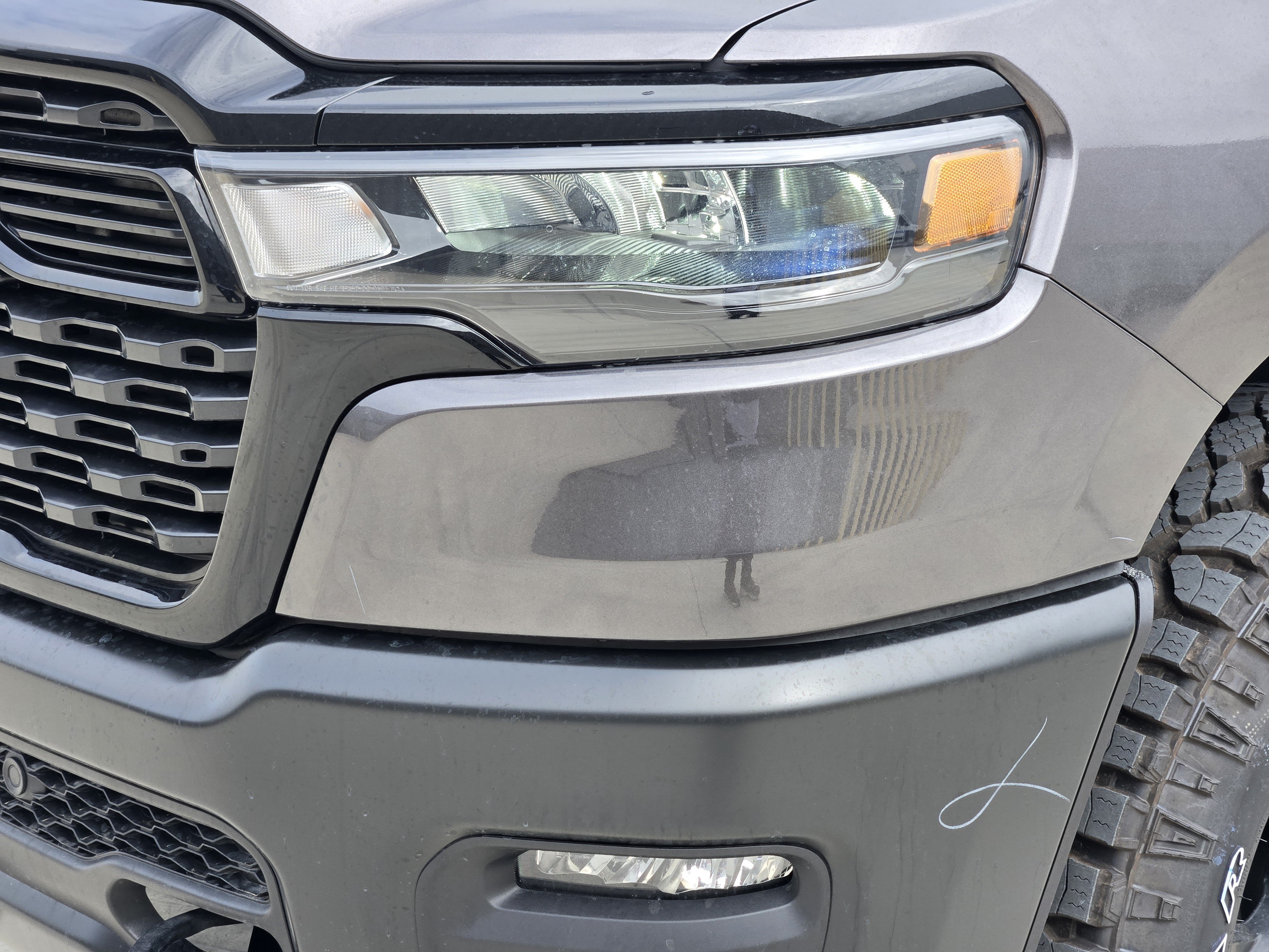 New 2026 Granite Crystal Metallic Clear-Coat Exterior Paint RAM Warlock Crew Cab 4x4 5
