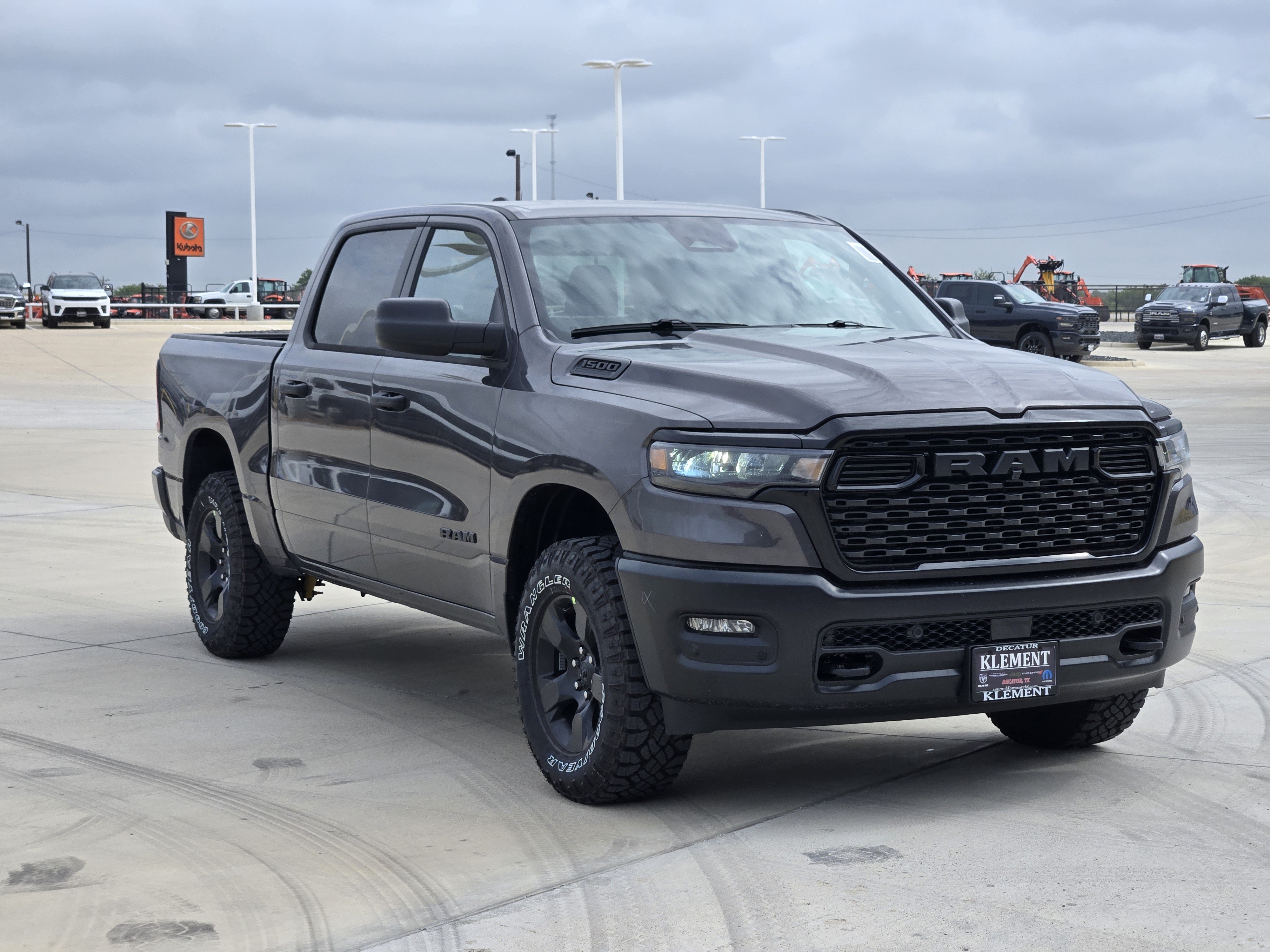 New 2026 Granite Crystal Metallic Clear-Coat Exterior Paint RAM Warlock Crew Cab 4x4 5