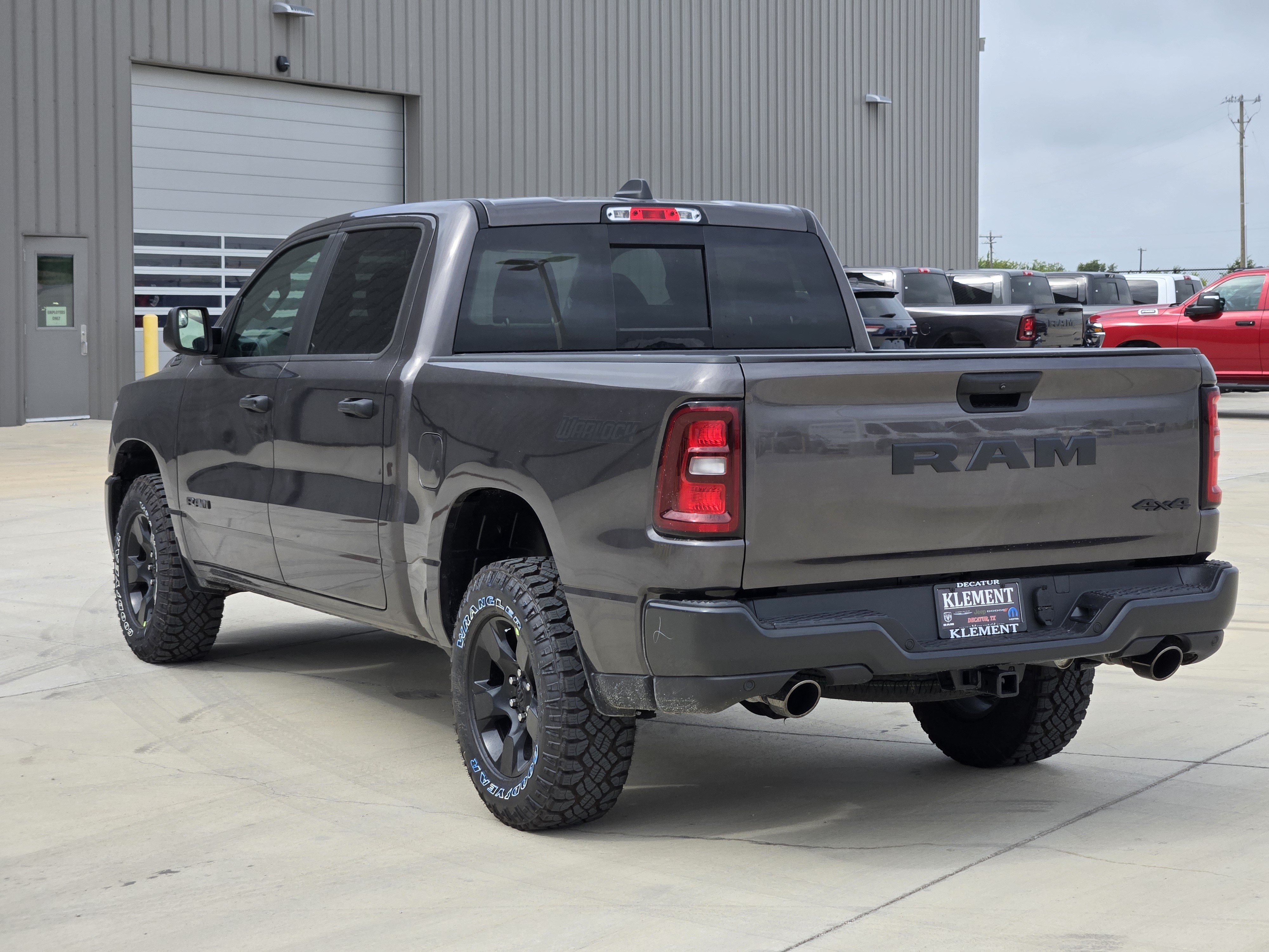 New 2026 Granite Crystal Metallic Clear-Coat Exterior Paint RAM Warlock Crew Cab 4x4 5