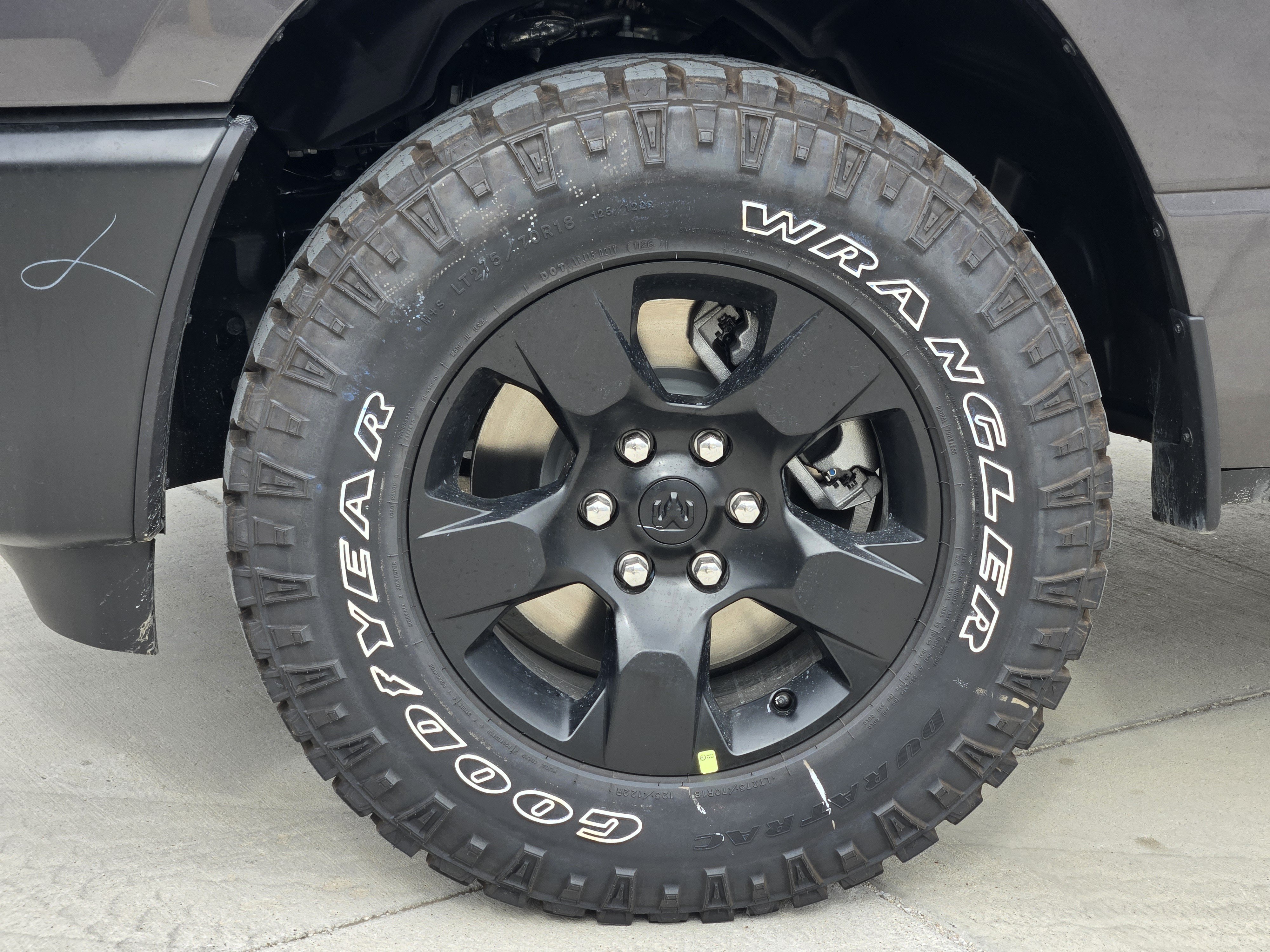 New 2026 Granite Crystal Metallic Clear-Coat Exterior Paint RAM Warlock Crew Cab 4x4 5