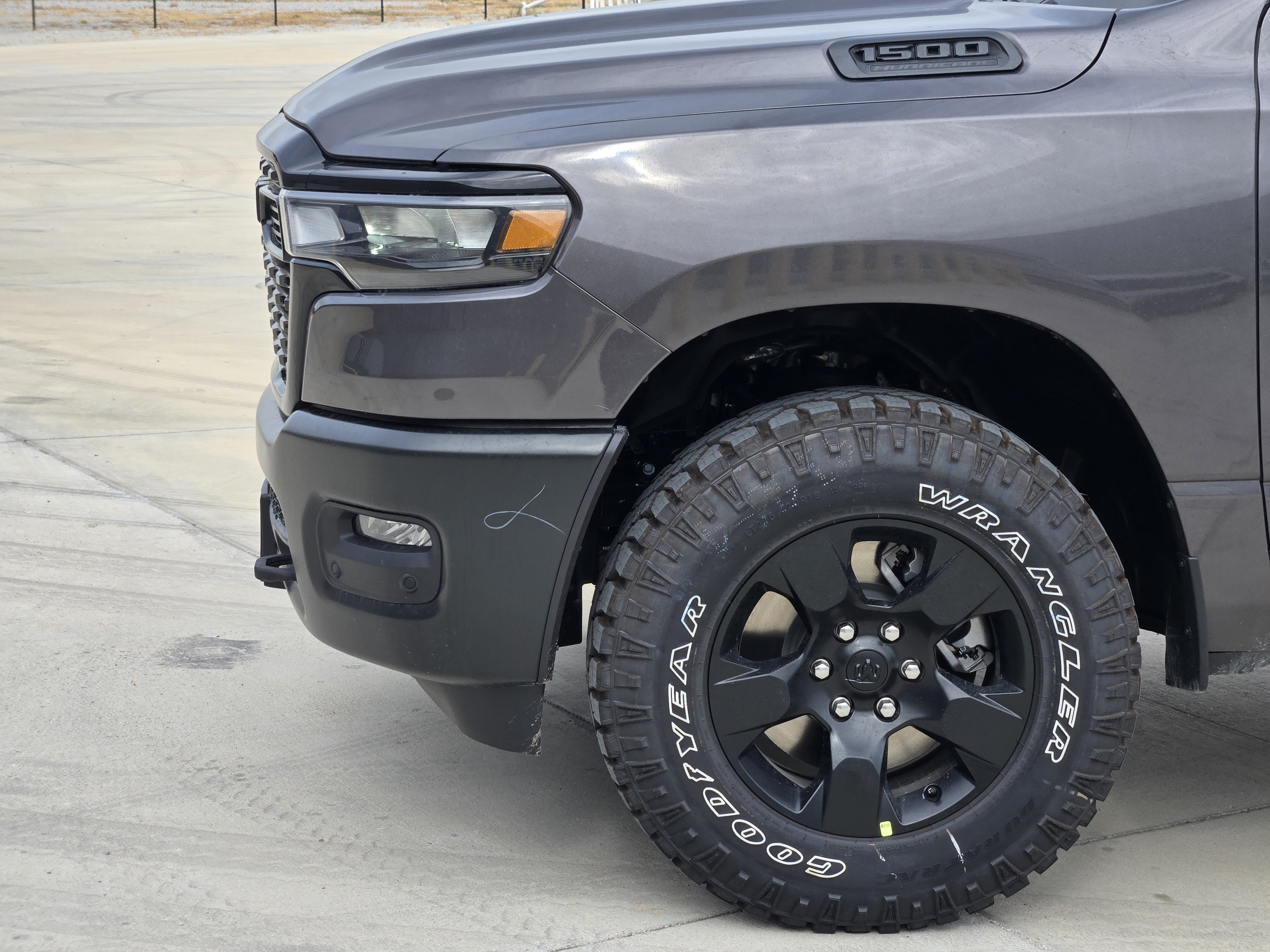 New 2026 Granite Crystal Metallic Clear-Coat Exterior Paint RAM Warlock Crew Cab 4x4 5