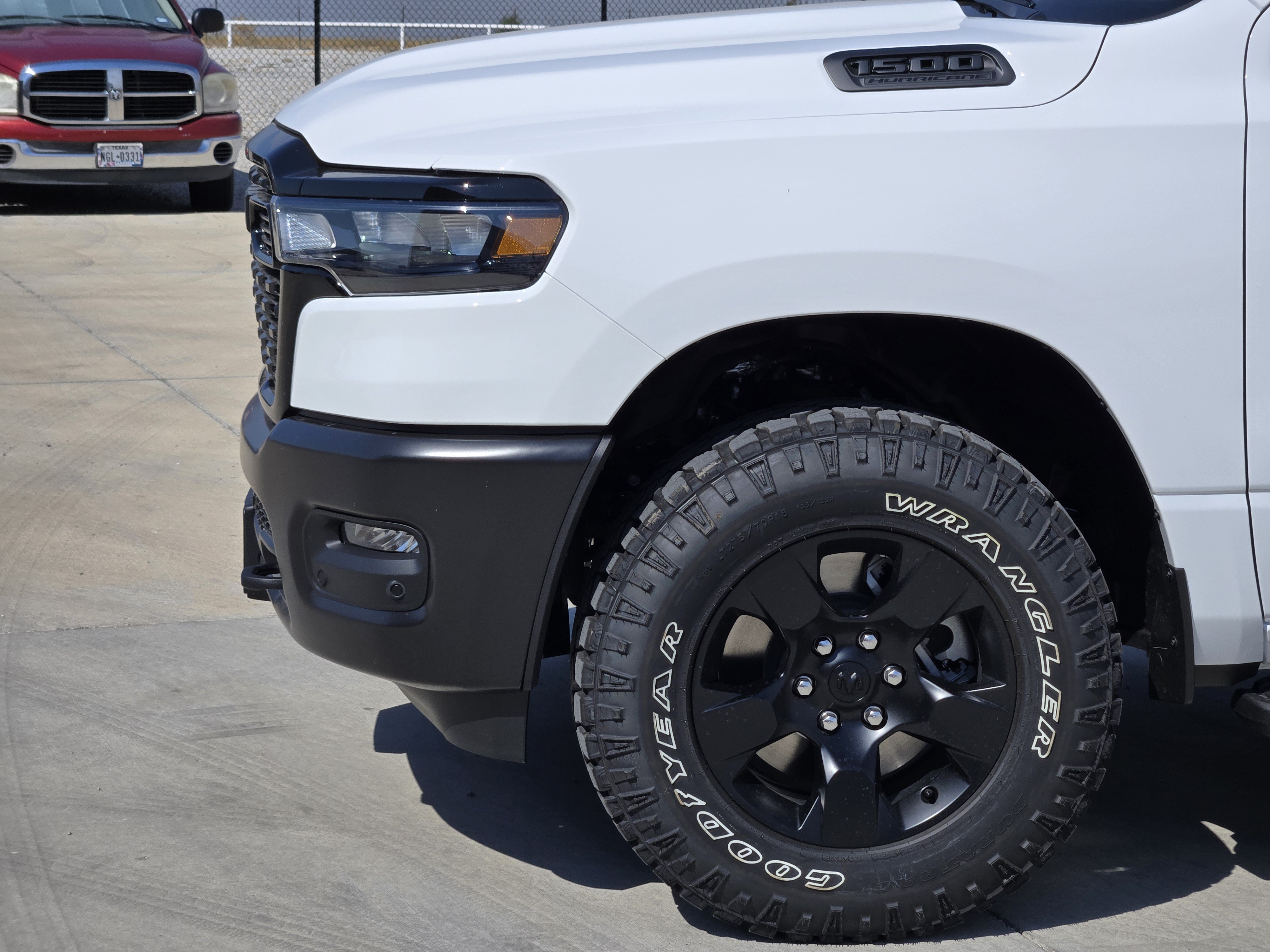New 2026 Bright White Clear-Coat Exterior Paint RAM Warlock Crew Cab 4x4 5