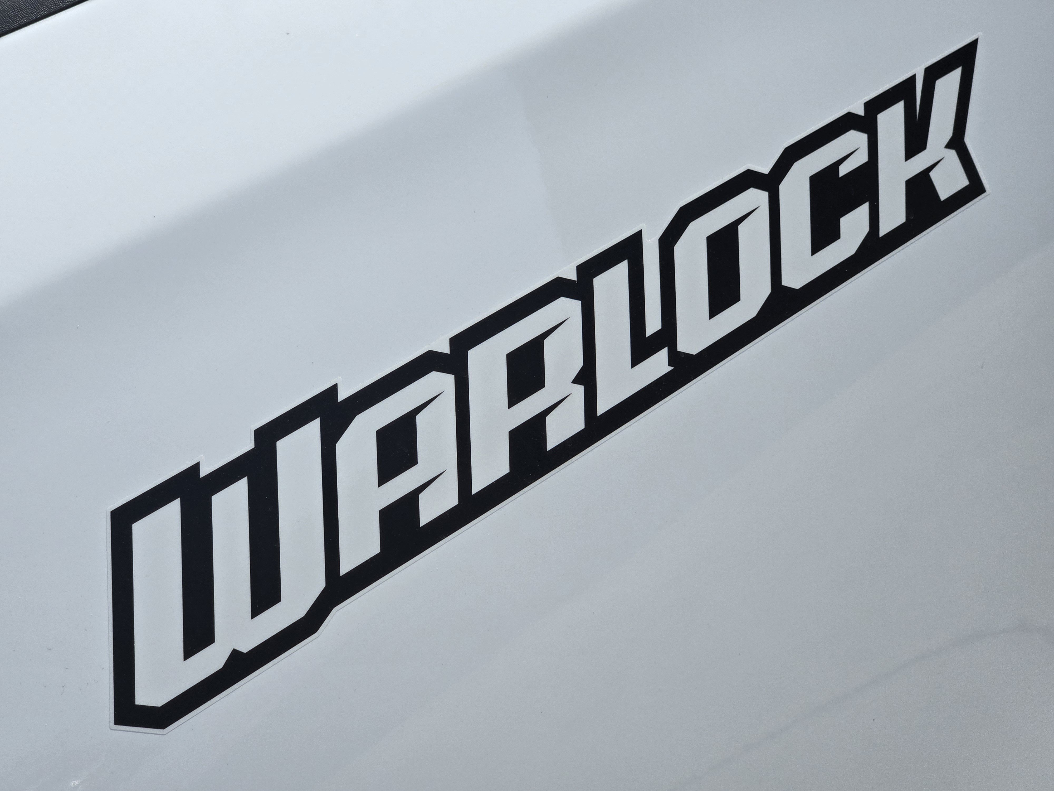 New 2026 Bright White Clear-Coat Exterior Paint RAM Warlock Crew Cab 4x4 5