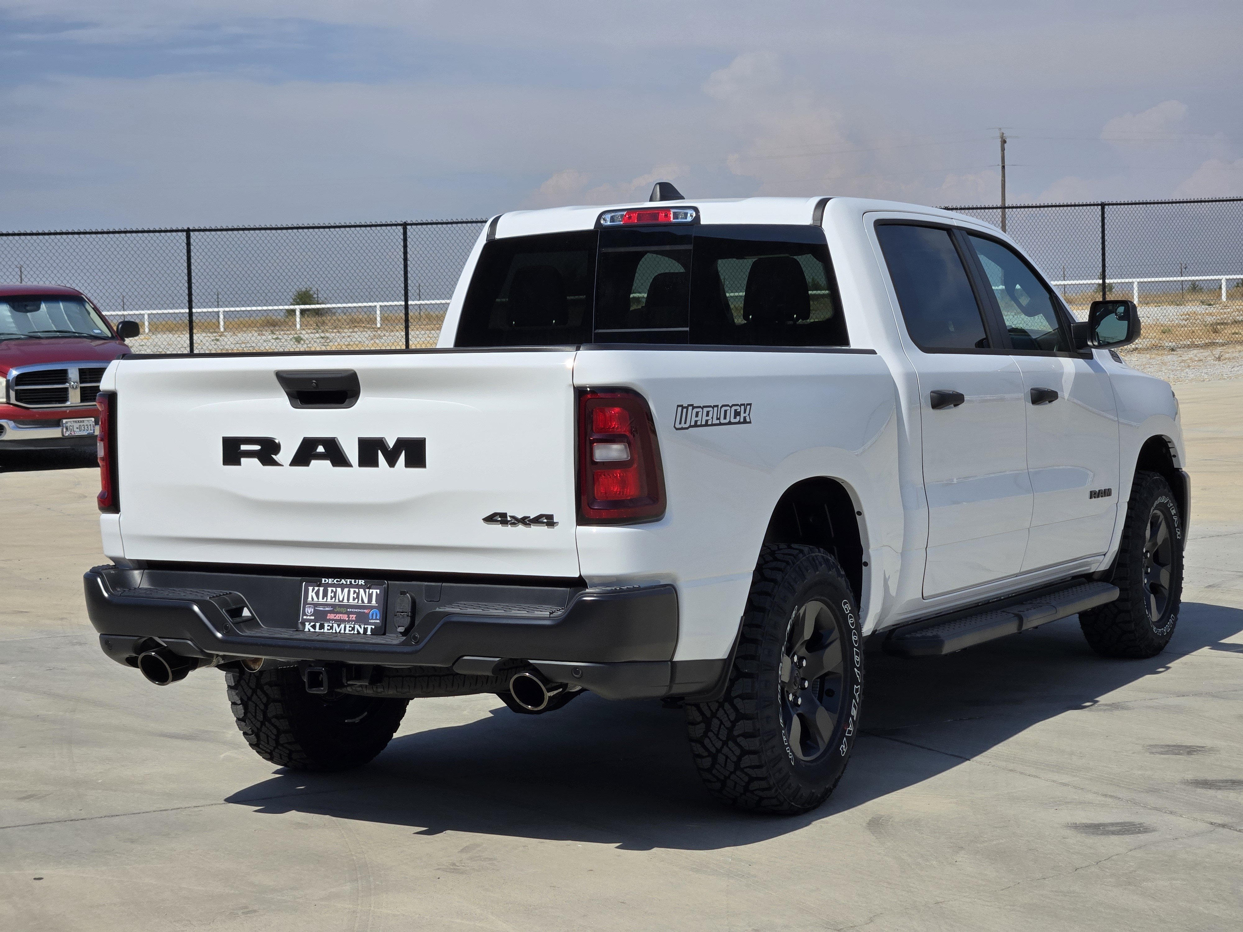 New 2026 Bright White Clear-Coat Exterior Paint RAM Warlock Crew Cab 4x4 5