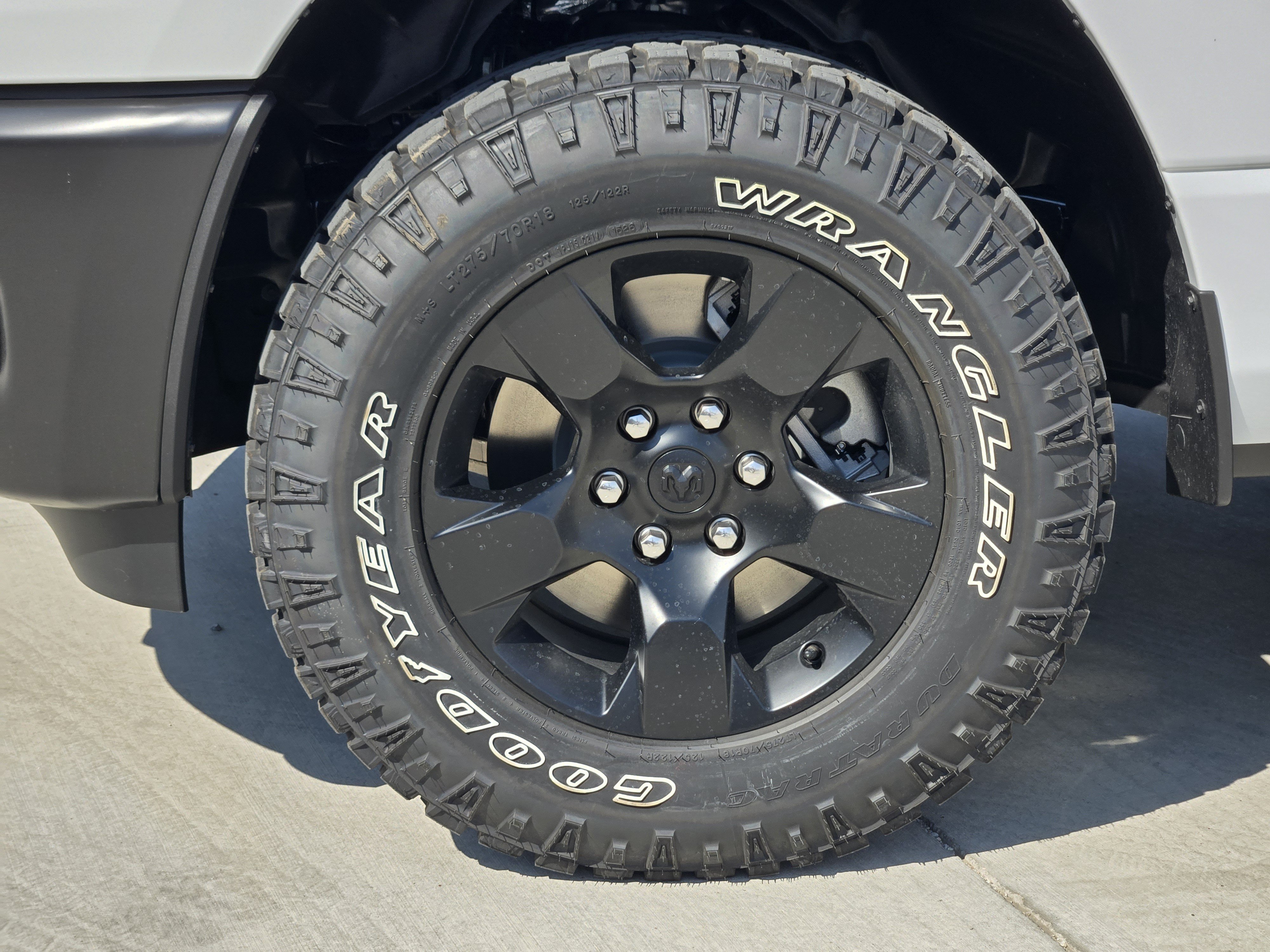 New 2026 Bright White Clear-Coat Exterior Paint RAM Warlock Crew Cab 4x4 5