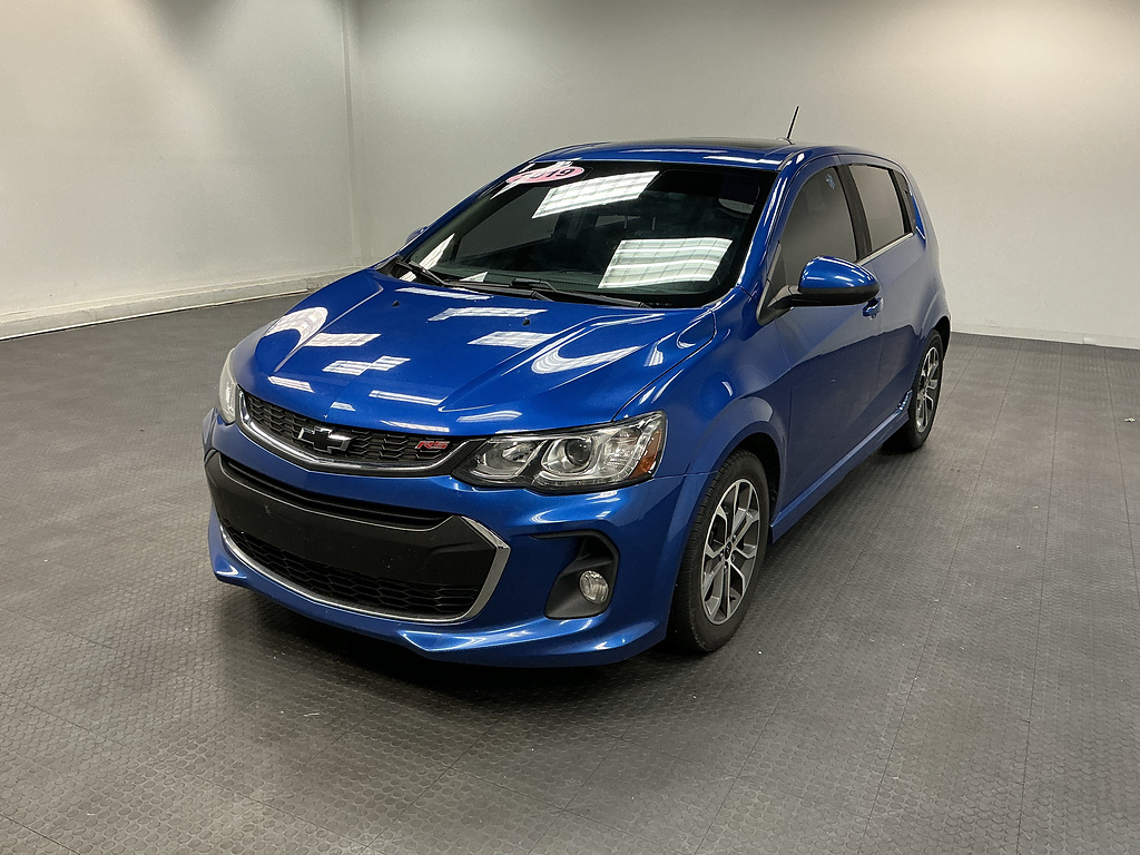 Kinetic Blue Metallic 2019 Chevrolet Sonic Hatchback Front-Wheel Drive 6-Speed Automatic