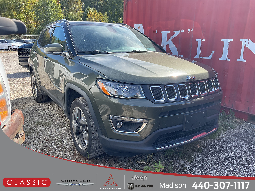 Olive Green Pearl Coat 2019 Jeep Compass SUV / Crossover Four-Wheel Drive 9-Speed Automatic