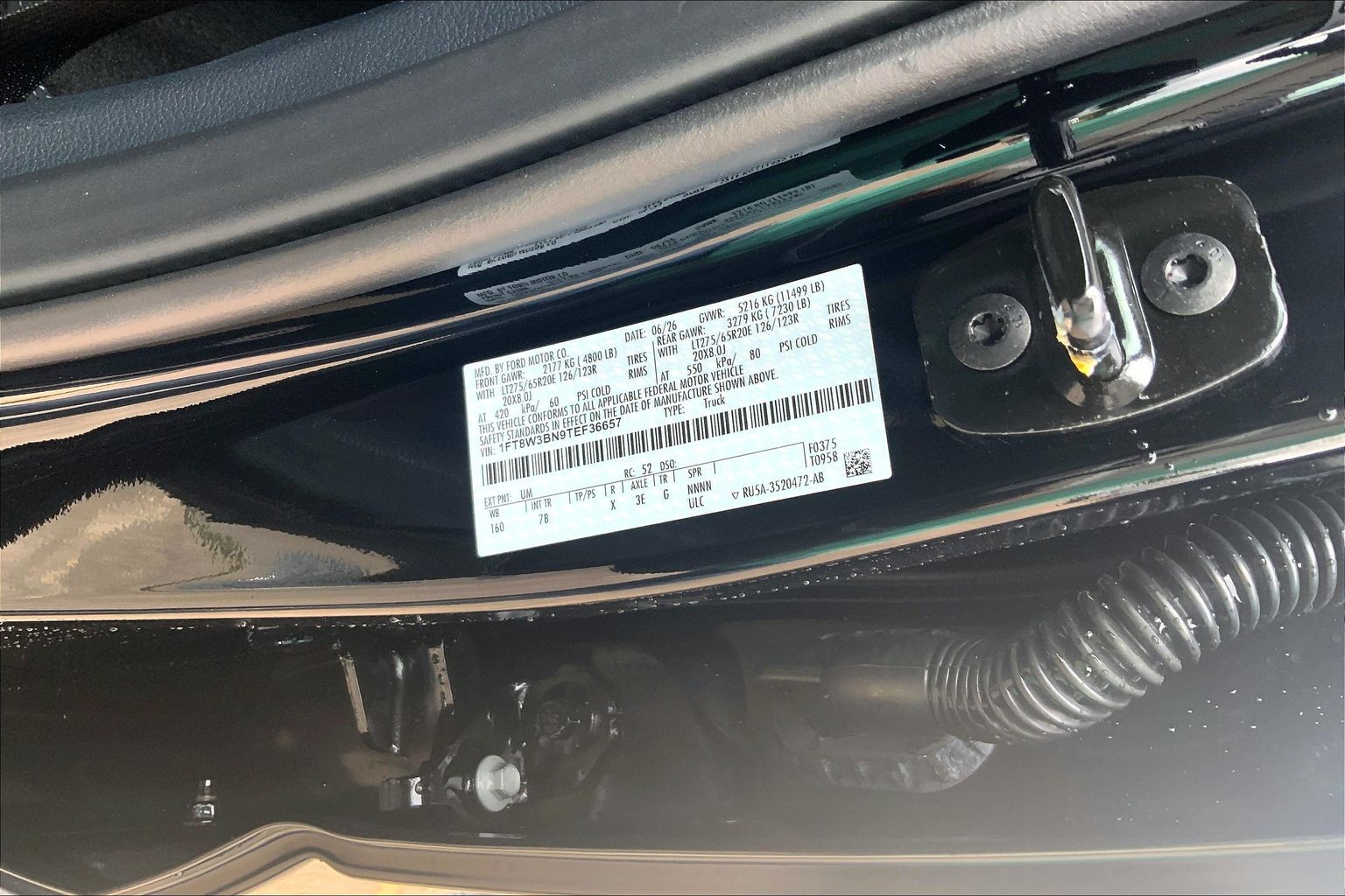 2026 Ford Super Duty F-350 SRW Platinum Agate Black at Lufkin Ford