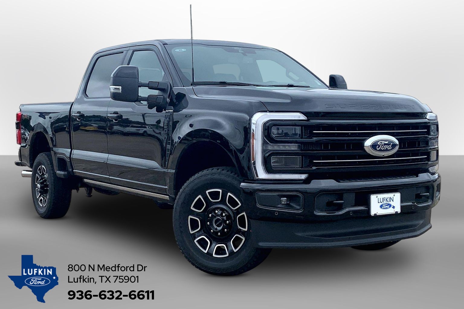 2026 Ford Super Duty F-350 SRW Platinum Agate Black at Lufkin Ford