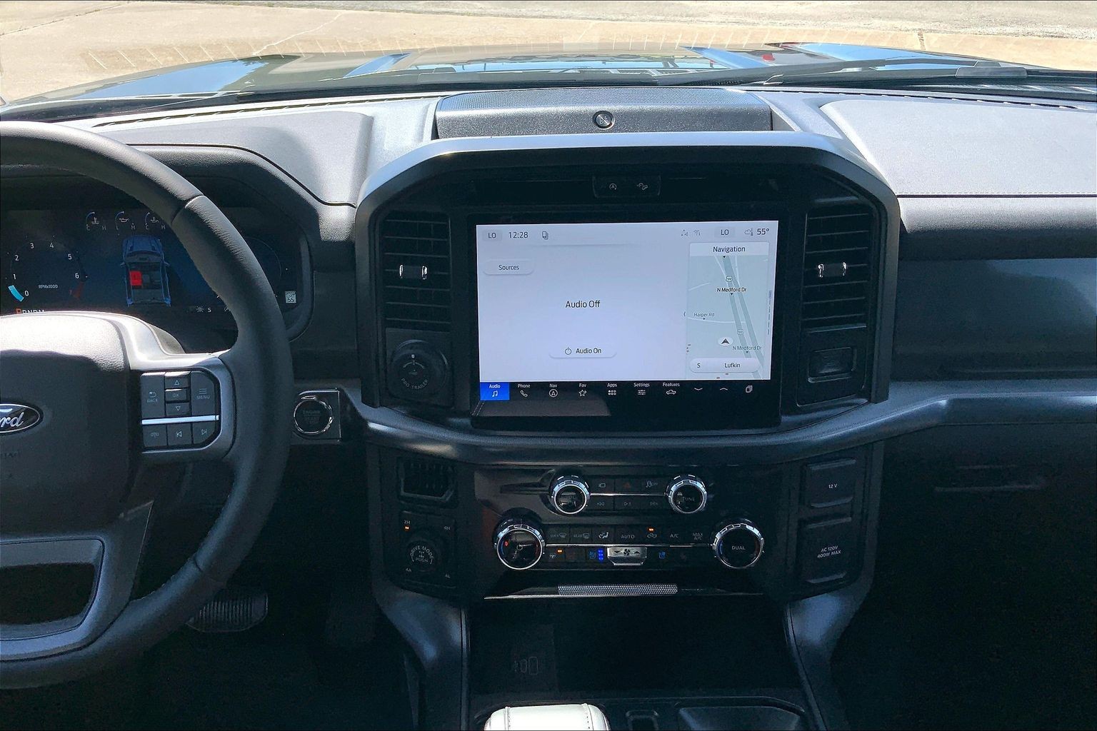 2026 Ford F-150 LARIAT Agate Black at Lufkin Ford