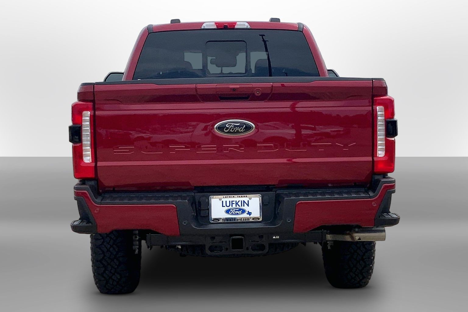 2026 Ford Super Duty F-250 SRW LARIAT Ruby Red Metallic Tinted Clearcoat at Lufkin Ford