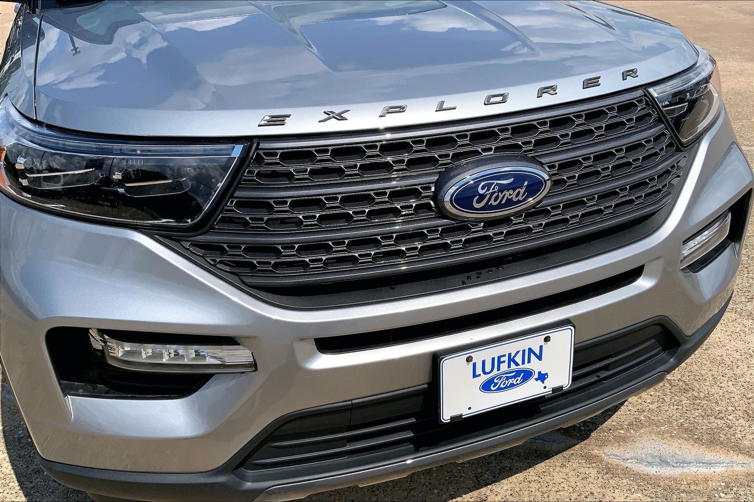 2023 Ford Explorer XLT Iconic Silver at Lufkin Ford