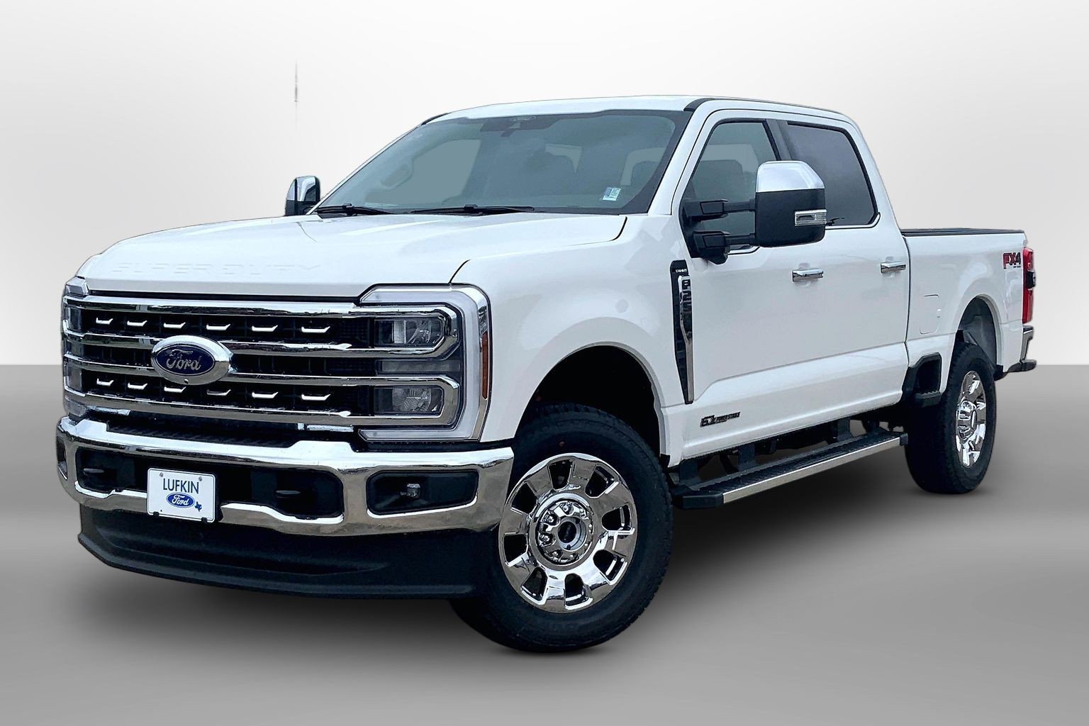 2026 Ford Super Duty F-250 SRW LARIAT Star White Metallic Tri-Coat at Lufkin Ford