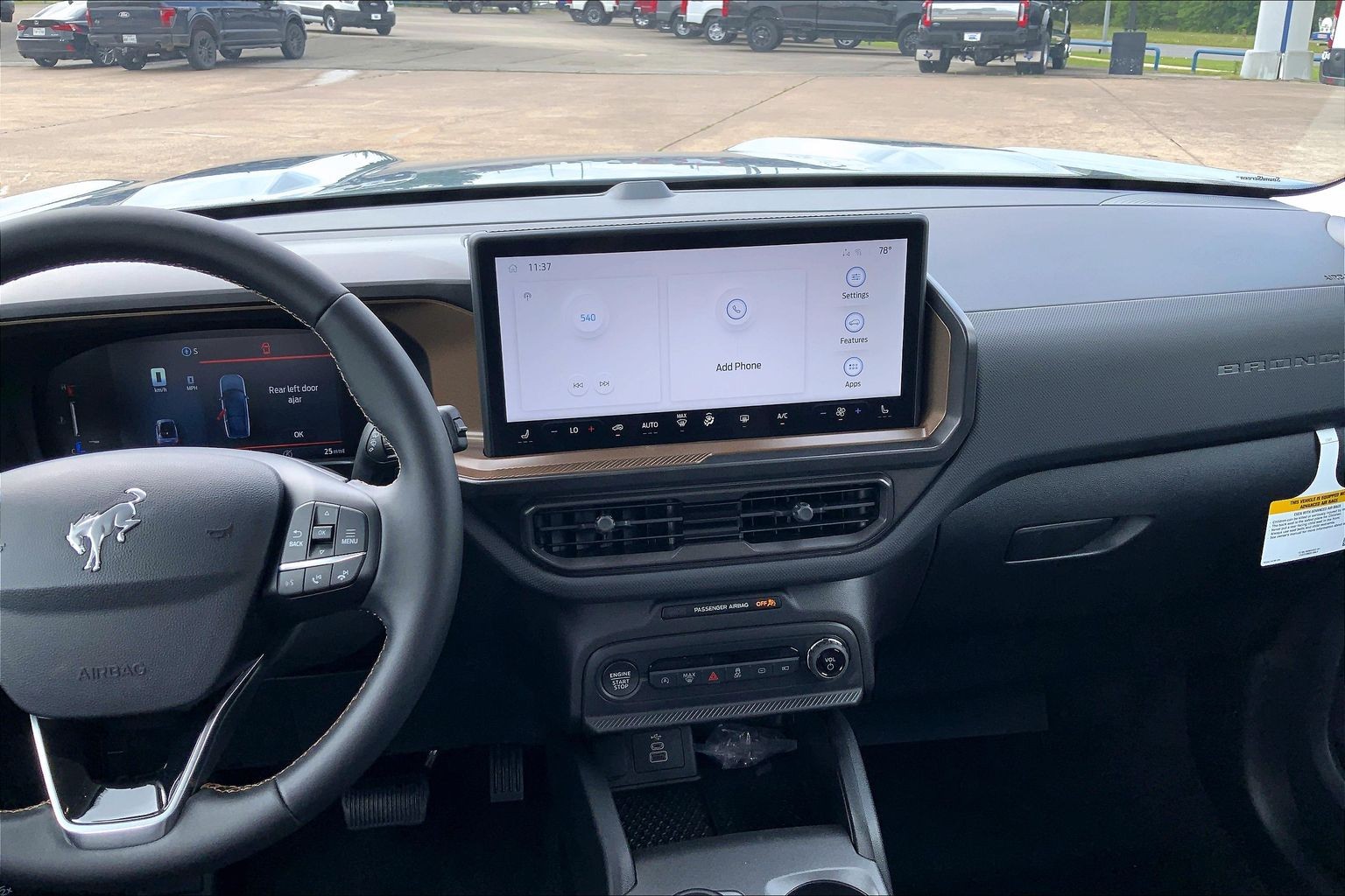 2026 Ford Bronco Sport Big Bend Azure Gray Metallic Tri-Coat at Lufkin Ford