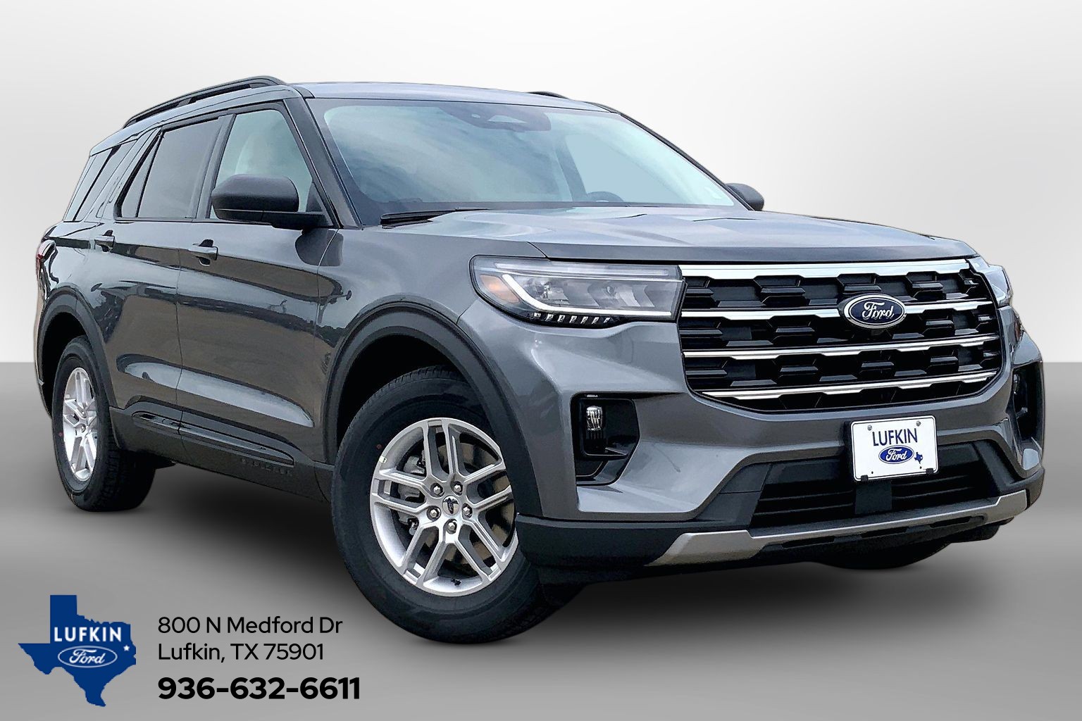 2026 Ford Explorer Active Carbonized Gray at Lufkin Ford