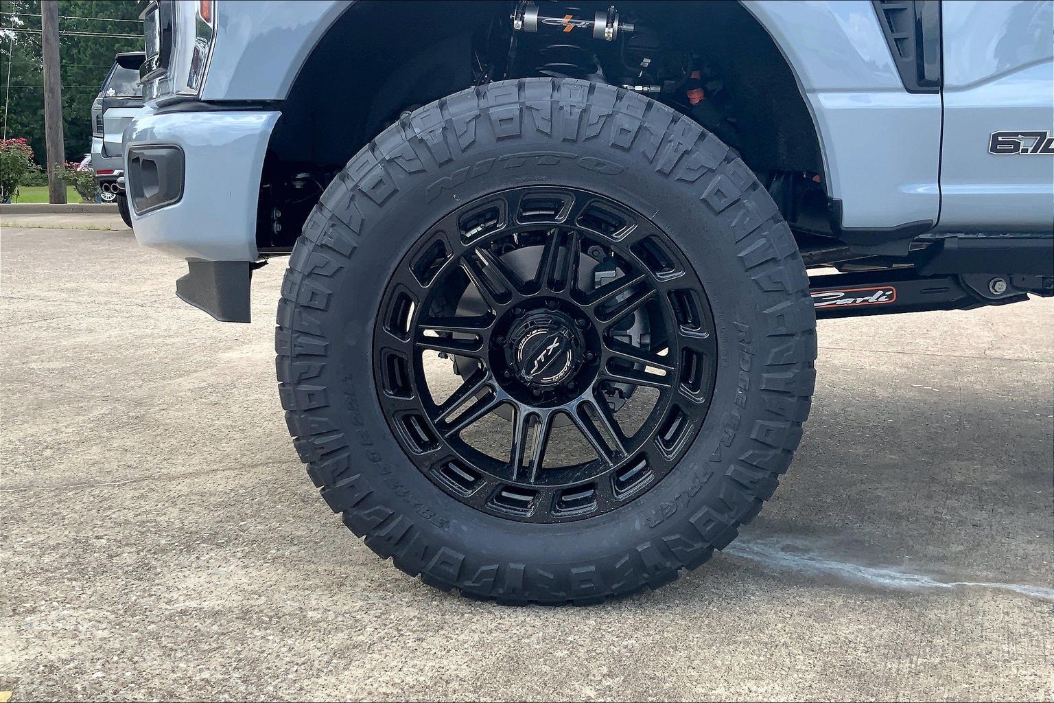 2026 Ford Super Duty F-350 SRW LARIAT Glacier Gray Metallic Tri-Coat at Lufkin Ford