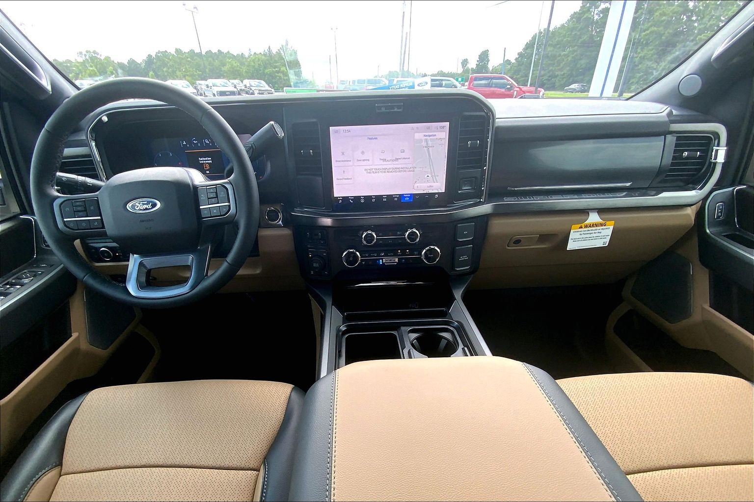 2026 Ford Super Duty F-350 SRW LARIAT Glacier Gray Metallic Tri-Coat at Lufkin Ford