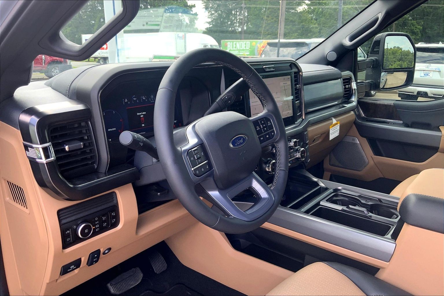2026 Ford Super Duty F-350 SRW LARIAT Glacier Gray Metallic Tri-Coat at Lufkin Ford