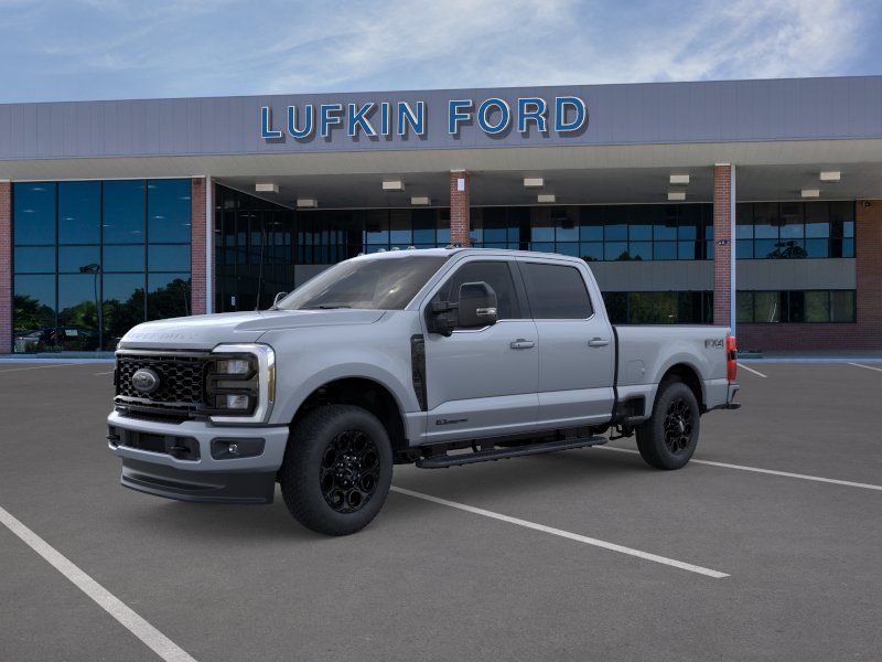 2026 Ford Super Duty F-350 SRW LARIAT Glacier Gray Metallic Tri-Coat at Lufkin Ford