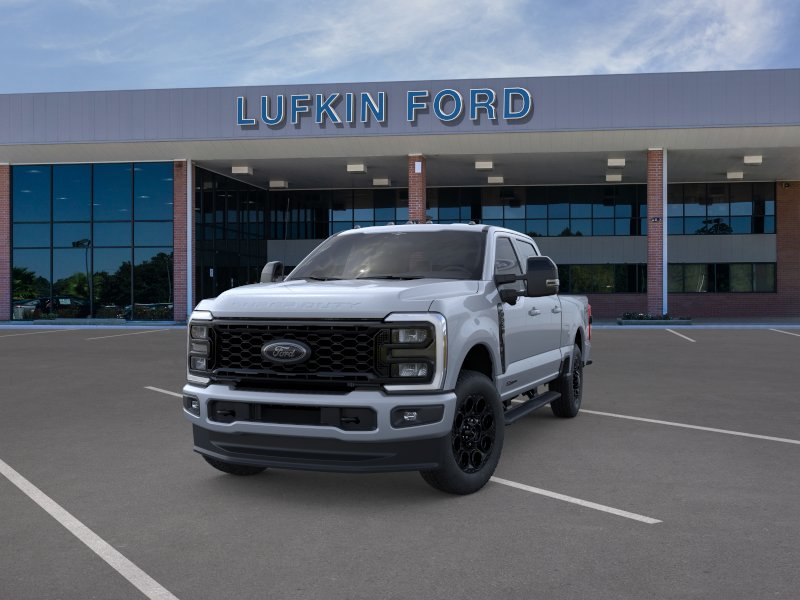 2026 Ford Super Duty F-350 SRW LARIAT Glacier Gray Metallic Tri-Coat at Lufkin Ford