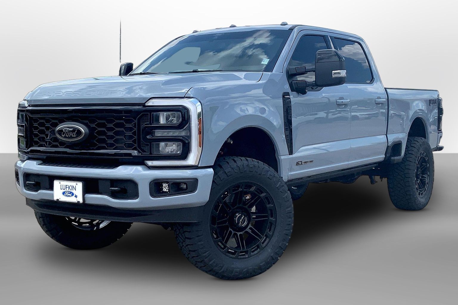 2026 Ford Super Duty F-350 SRW LARIAT Glacier Gray Metallic Tri-Coat at Lufkin Ford