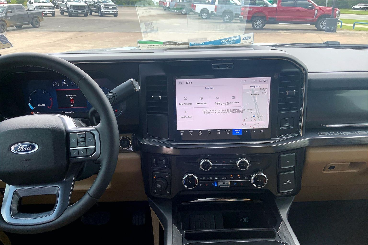 2026 Ford Super Duty F-350 SRW LARIAT Glacier Gray Metallic Tri-Coat at Lufkin Ford