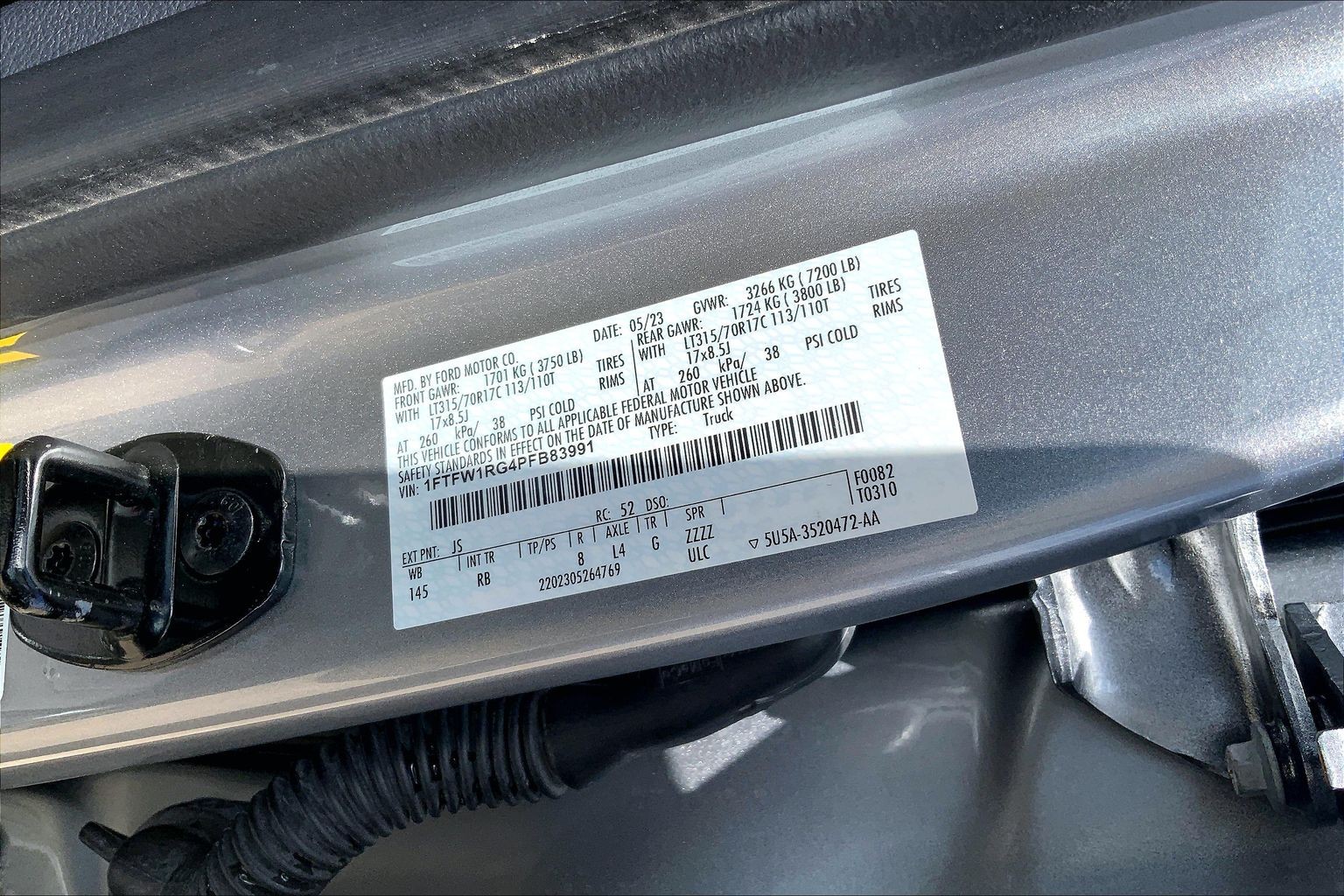 2023 Ford F-150 Raptor Iconic Silver at Lufkin Ford