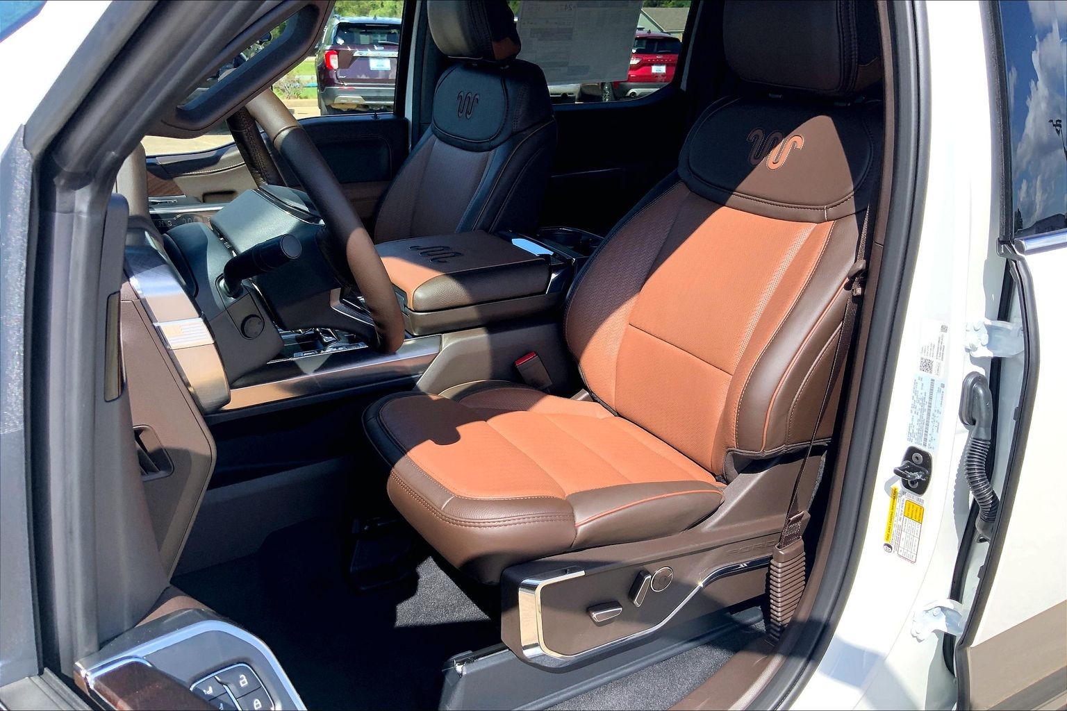 2026 Ford F-150 King Ranch Star White Metallic Tri-Coat at Lufkin Ford