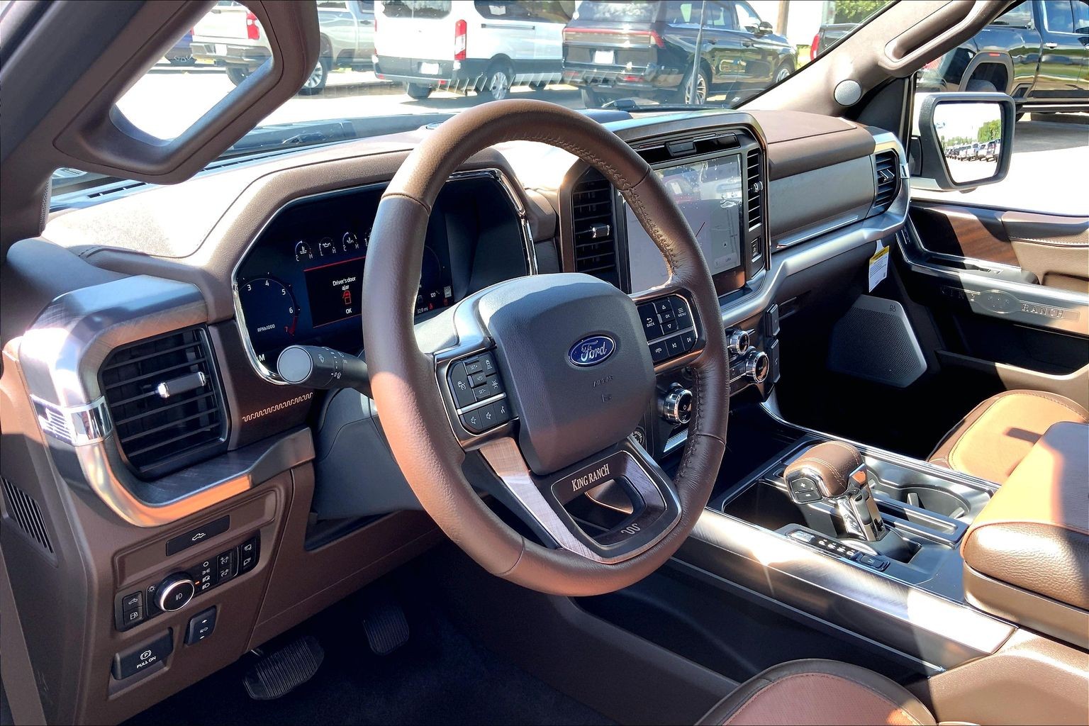2026 Ford F-150 King Ranch Star White Metallic Tri-Coat at Lufkin Ford