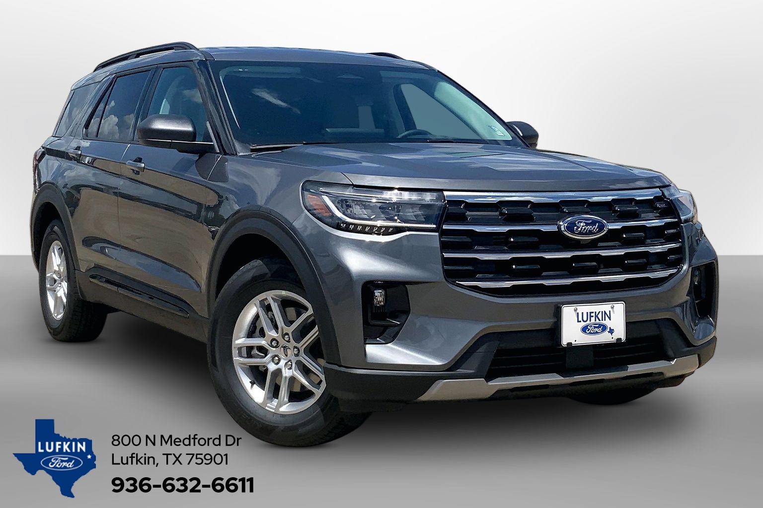 2026 Ford Explorer Active Carbonized Gray at Lufkin Ford