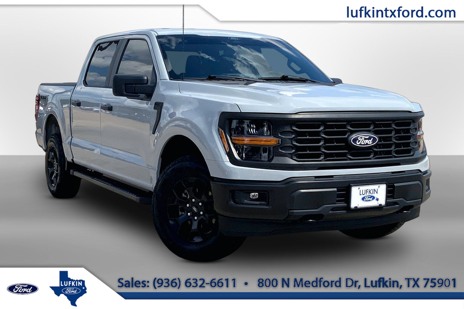 2024 Ford F-150 STX Avalanche Gray at Lufkin Ford