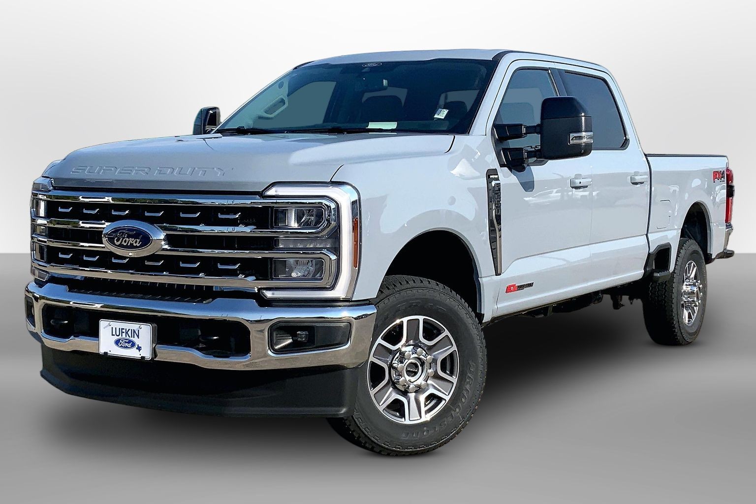 2026 Ford Super Duty F-250 SRW LARIAT Glacier Gray Metallic Tri-Coat at Lufkin Ford